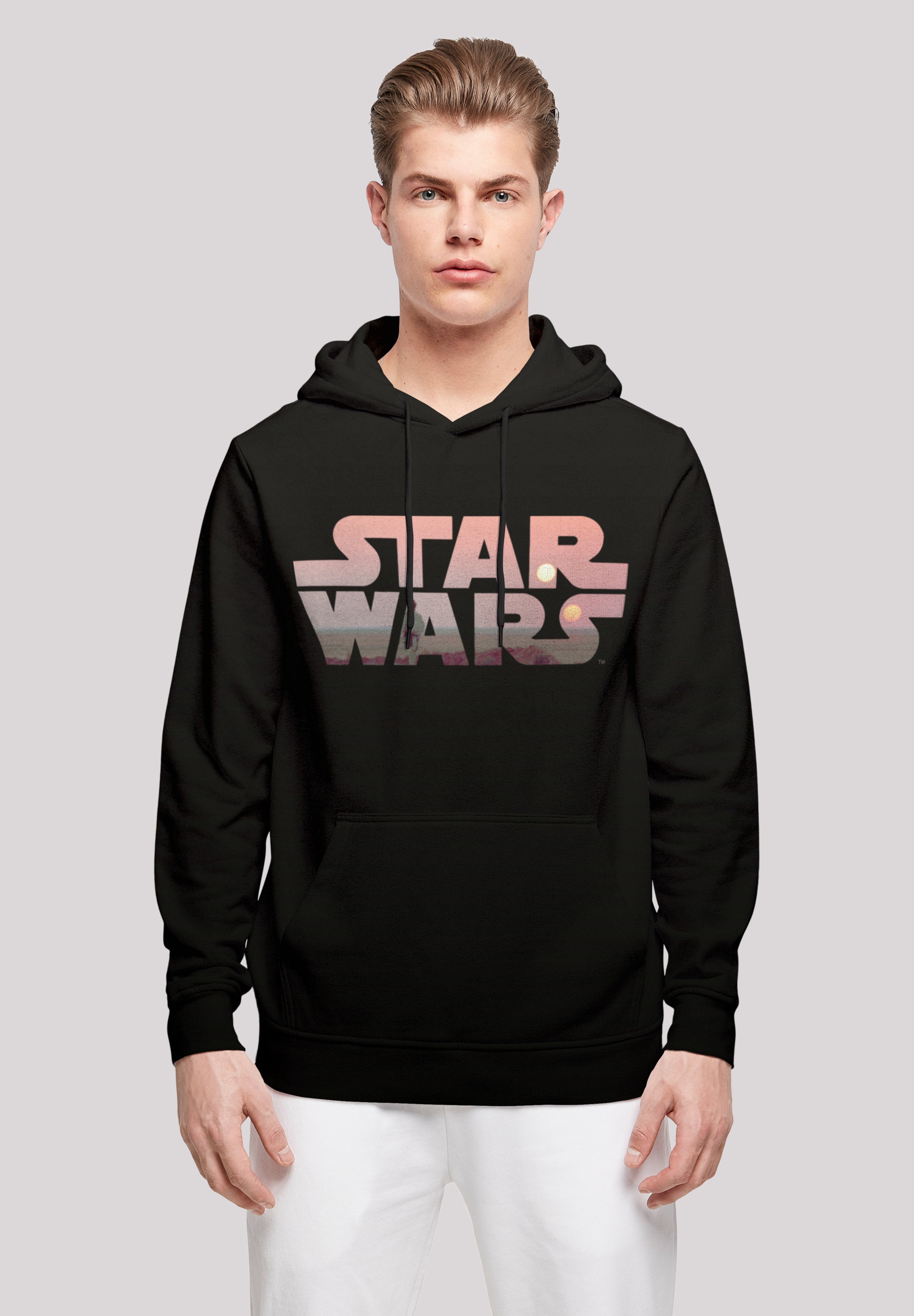 F4NT4STIC Rundhalspullover »F4NT4STIC Herren Star Wars Tatooine Logo with Basic Hoody«, (1 tlg.)