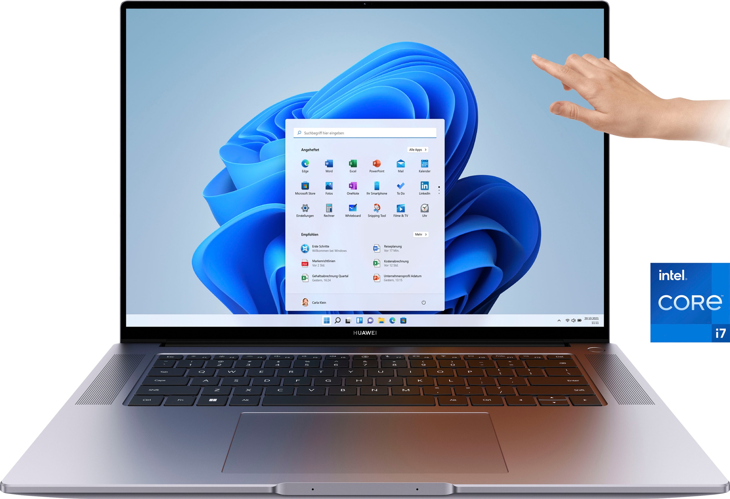 Huawei Notebook »MateBook 16s«, 40,64 cm, / 16 Zoll, Intel, Core i7, Iris® Xᵉ Graphics, 1000 GB SSD