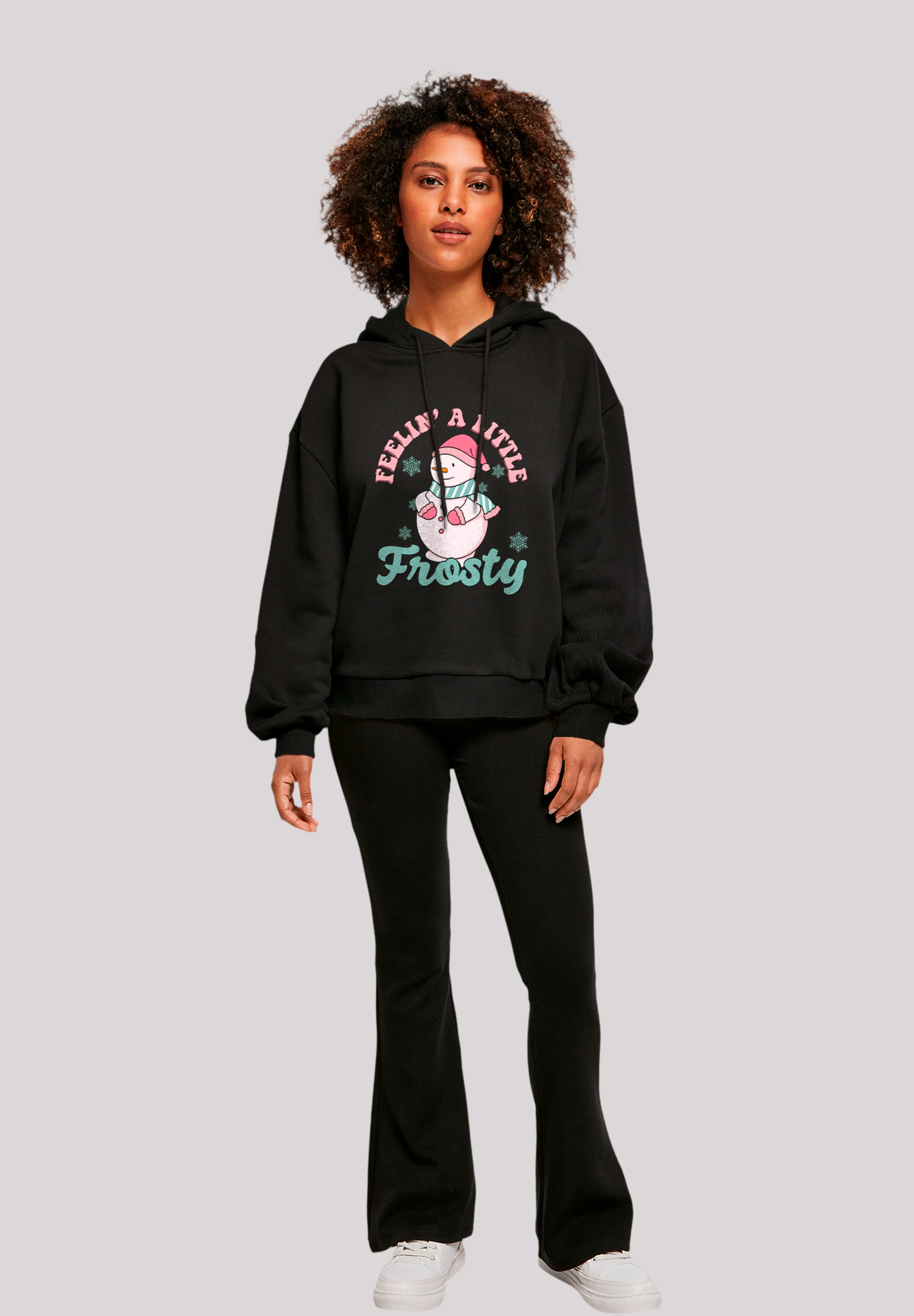 F4NT4STIC Kapuzenpullover »Cozy Winter Feelin Frosty Snowman«, Premium Qualität, Christmas Collection