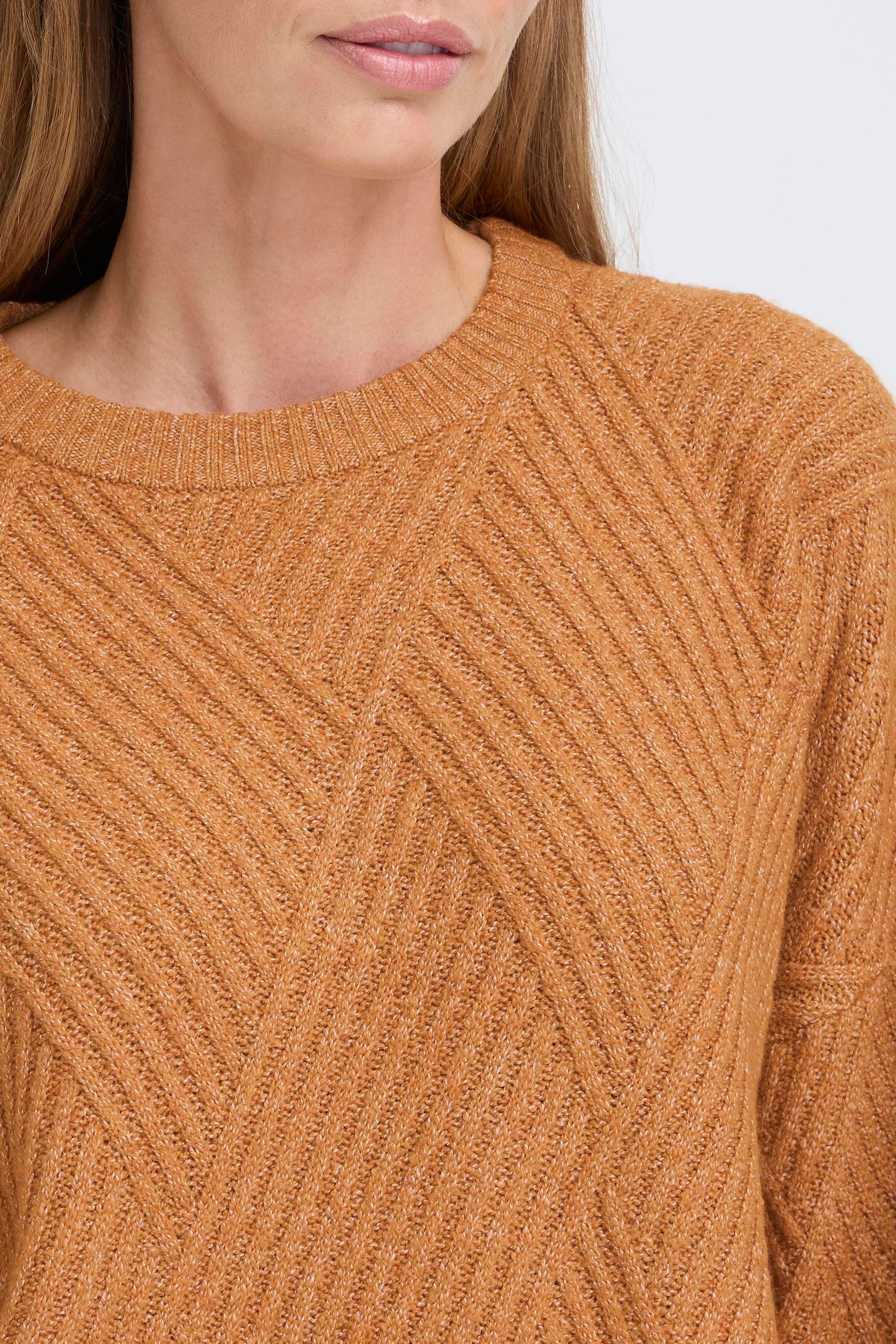 OXMO Strickfleece-Pullover »Strickpullover OXIBOMMA«