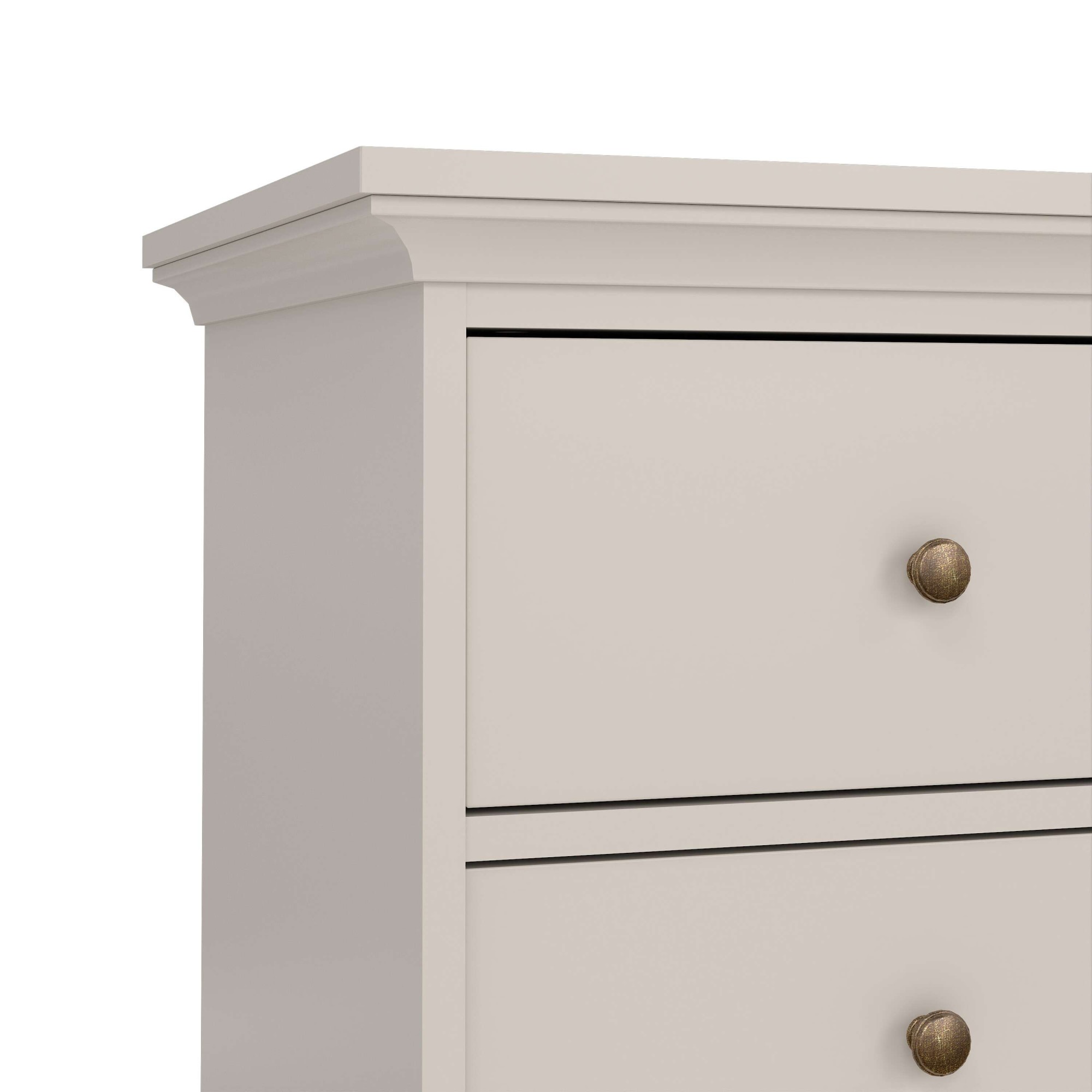 Home affaire Kommode »Paris Kommode mit 4 Schubladen im eleganten Landhauslook« Vier geräumige Schubladen für praktische Aufbewahrung
