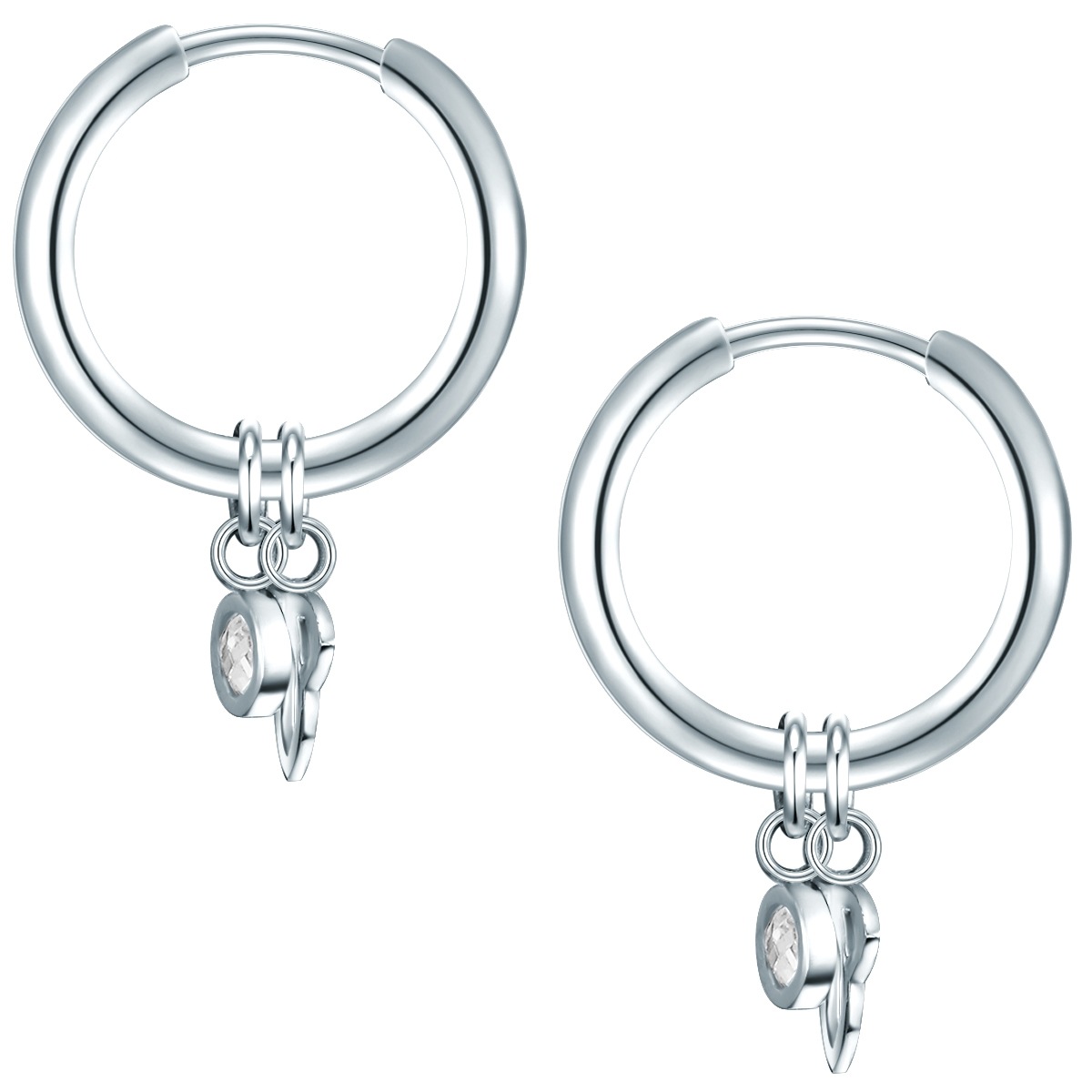 Eastside Paar Creolen »Set: ES369« mit Preciosa