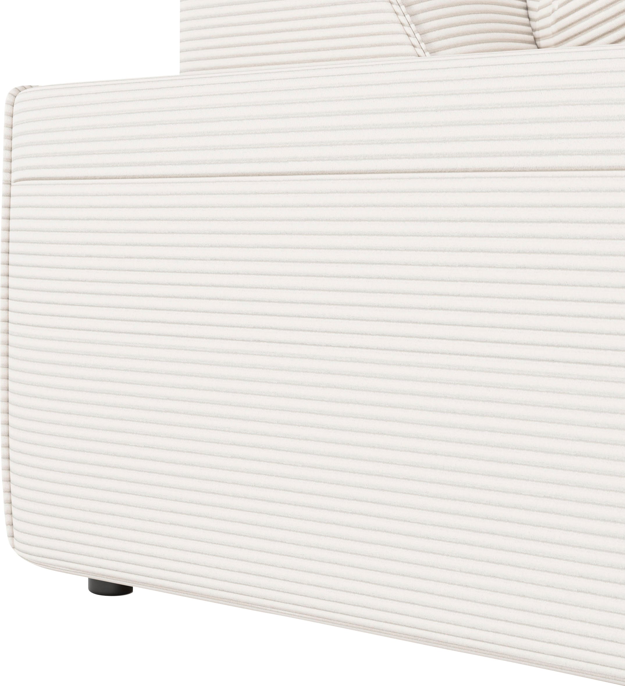 andas Ecksofa »Glimminge L-Form auch in Breitcord, Feincord + Easy care-Bezug,«, Breite 264, Zierkissen