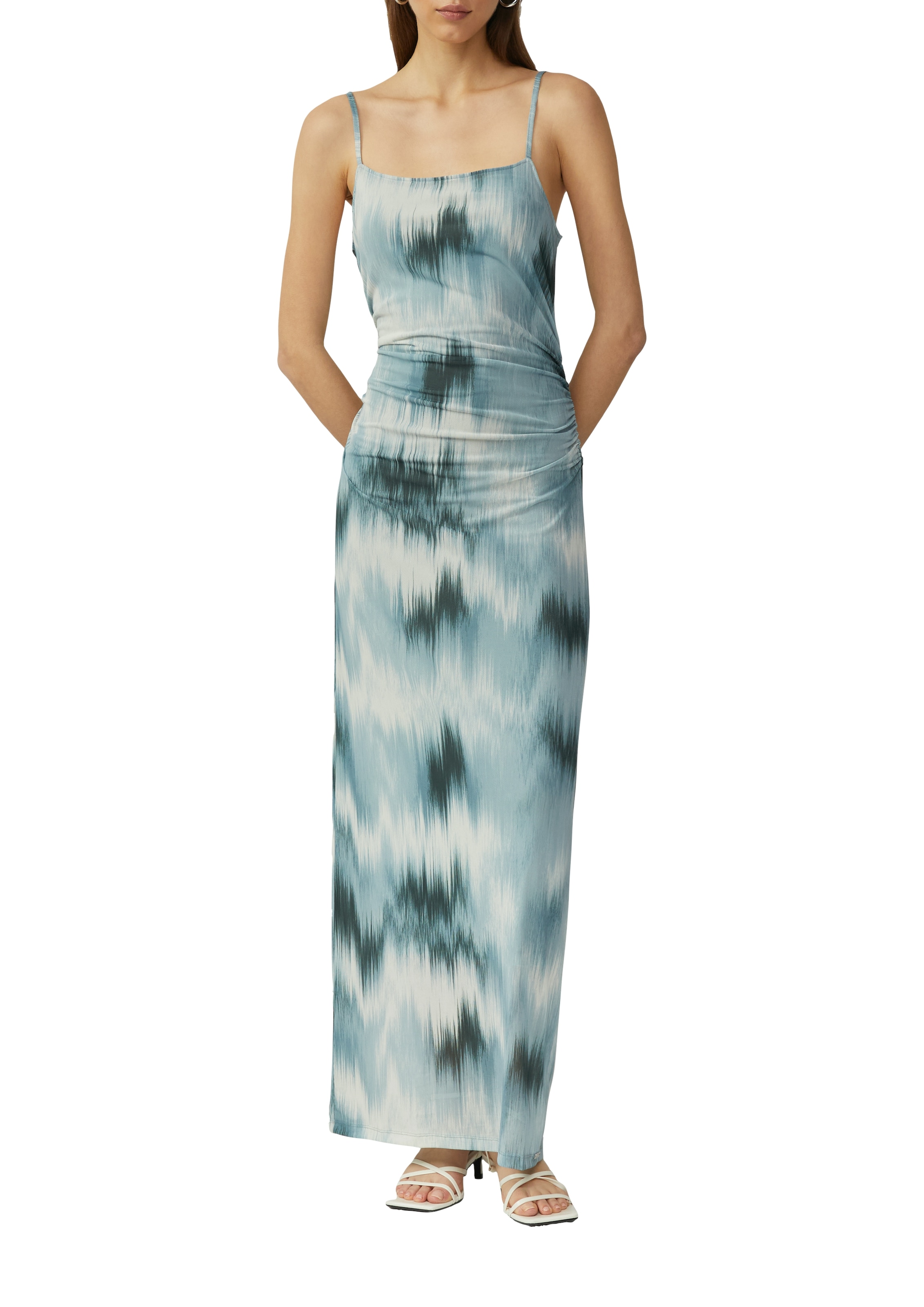QS Meshkleid, mit All-over-Print günstig online kaufen