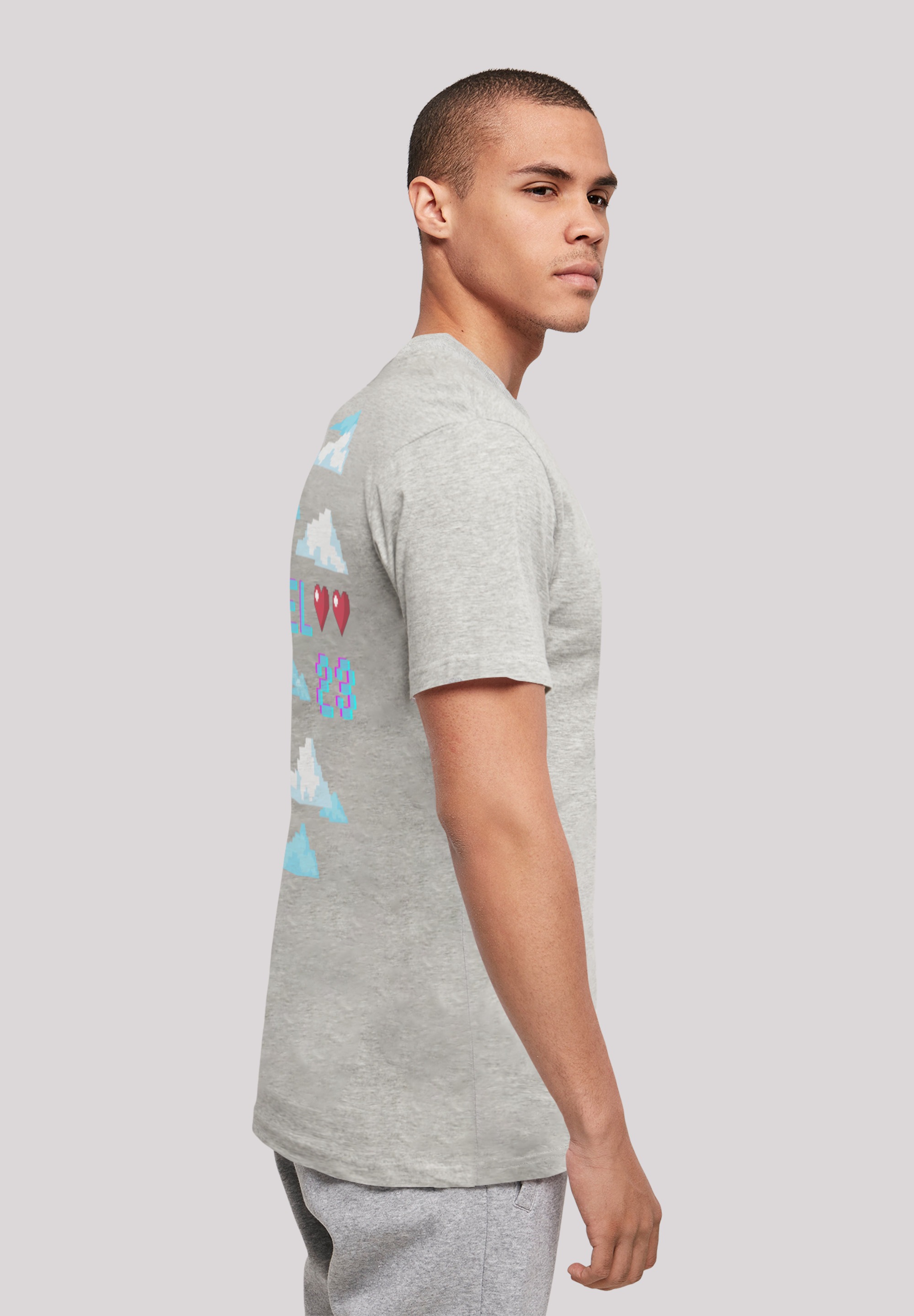 F4NT4STIC T-Shirt »Happy New Year Level Up 23 Front«, Print