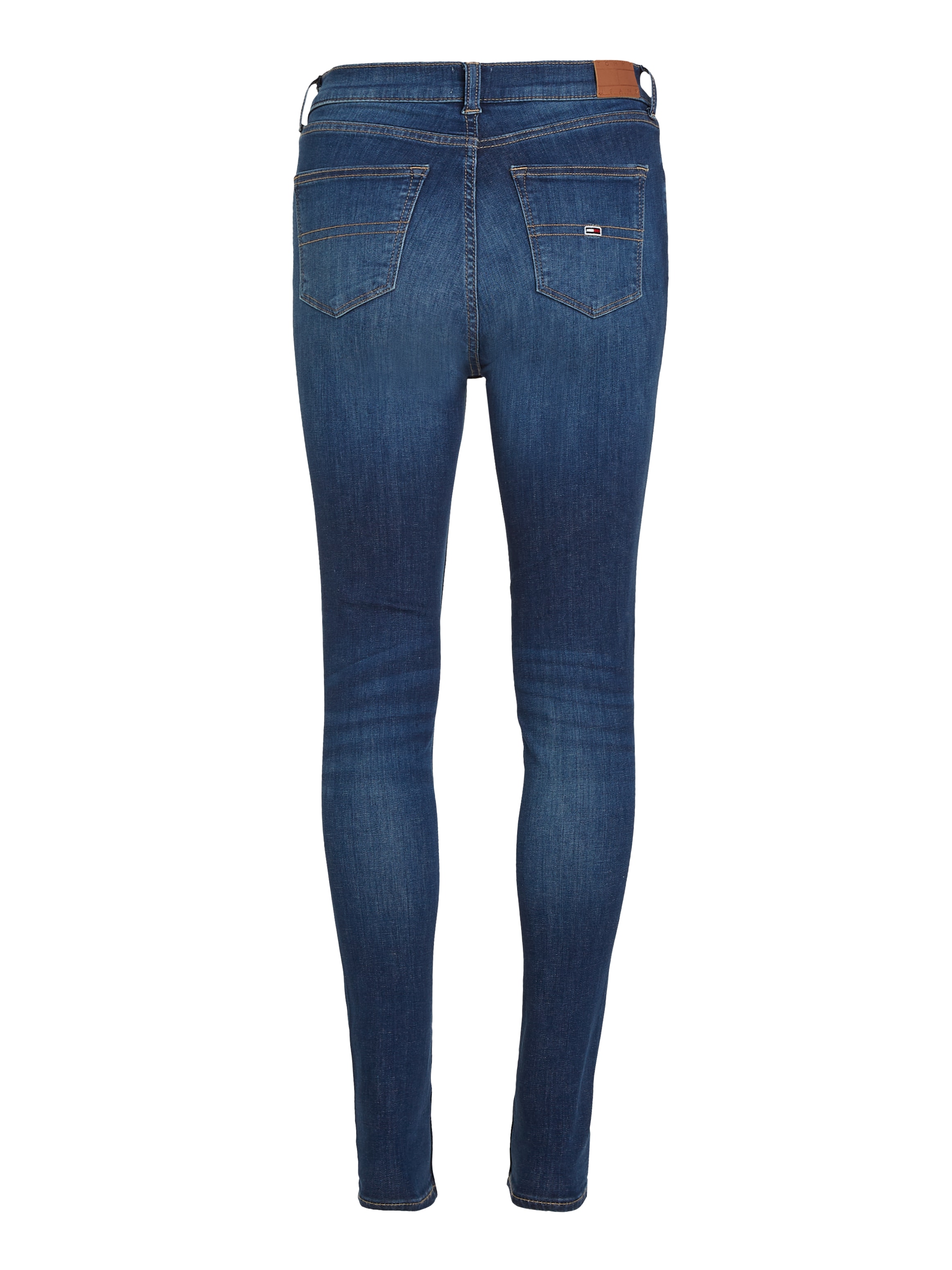 Tommy Jeans Skinny-fit-Jeans »Nora Mid Rise Skinny Fit«, mit Waschung, Logo-Badge