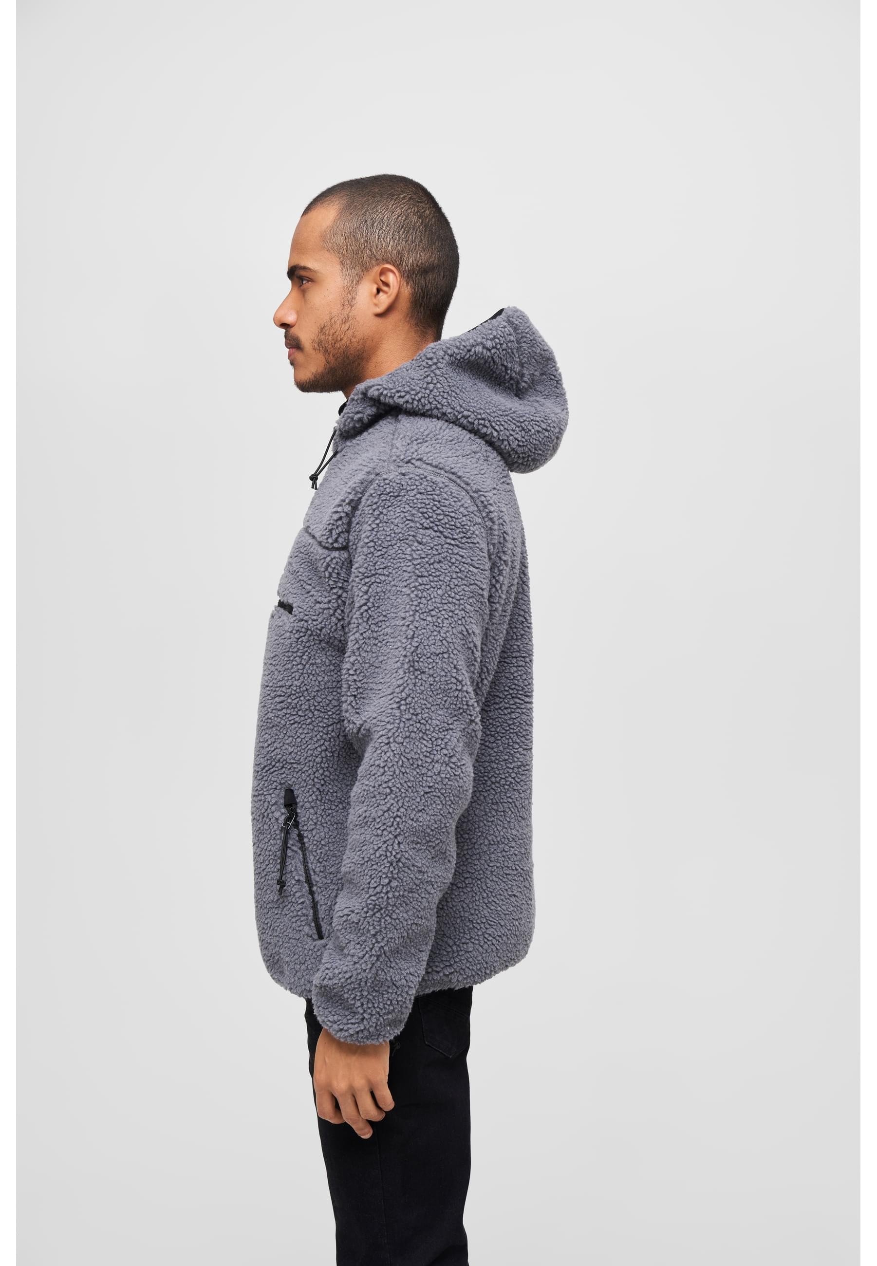 Brandit Anorak »Brandit Herren Teddyfleece Worker Pullover«, (1 St.), mit Kapuze