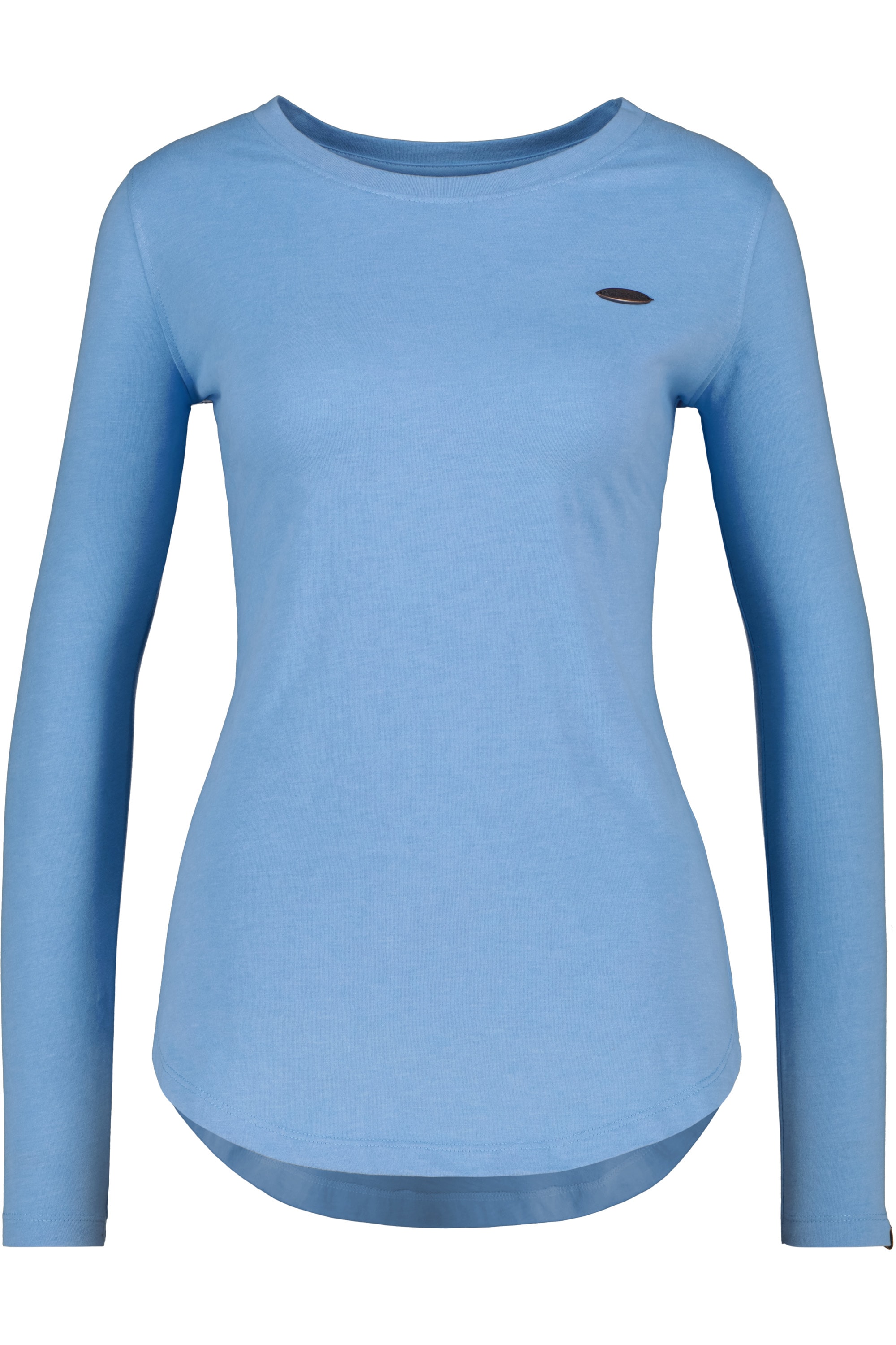 Alife & Kickin Figurnah geschnittenes Longsleeve Shirt mit Rundhalsausschnitt