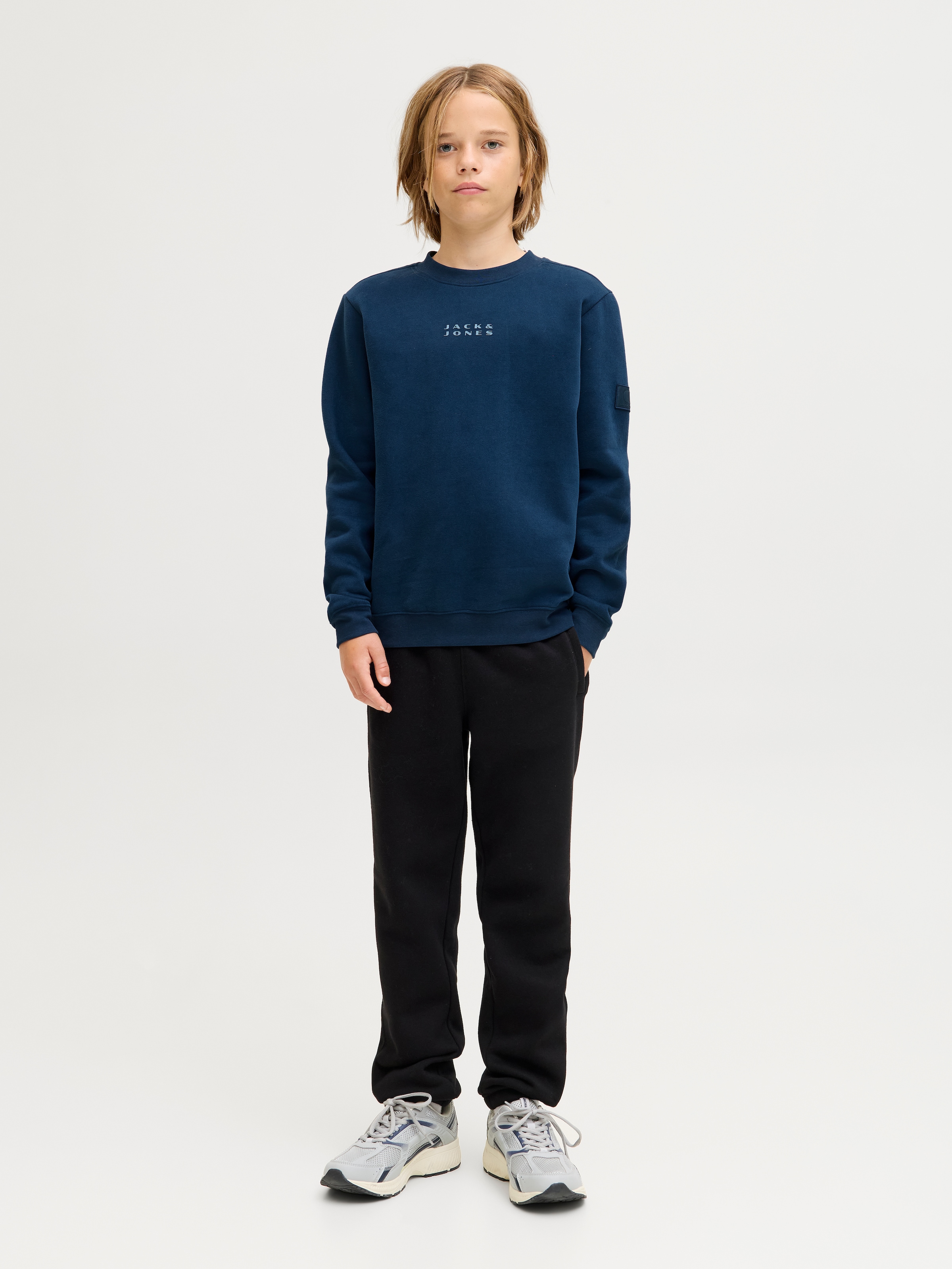 Jack & Jones Junior Sweatshirt »JCOPOINT SWEAT BADGE CREW NECK BF JNR«
