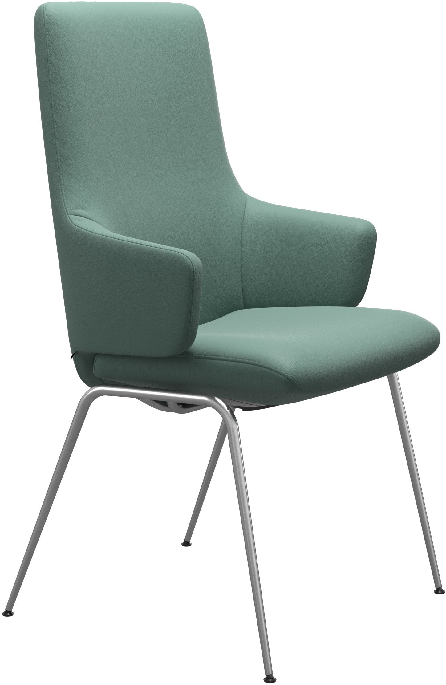 Stressless® Polsterstuhl »Laurel«, Leder PALOMA, High Back mit Armlehne, Größe L, mit Beinen aus Stahl in Chrom matt