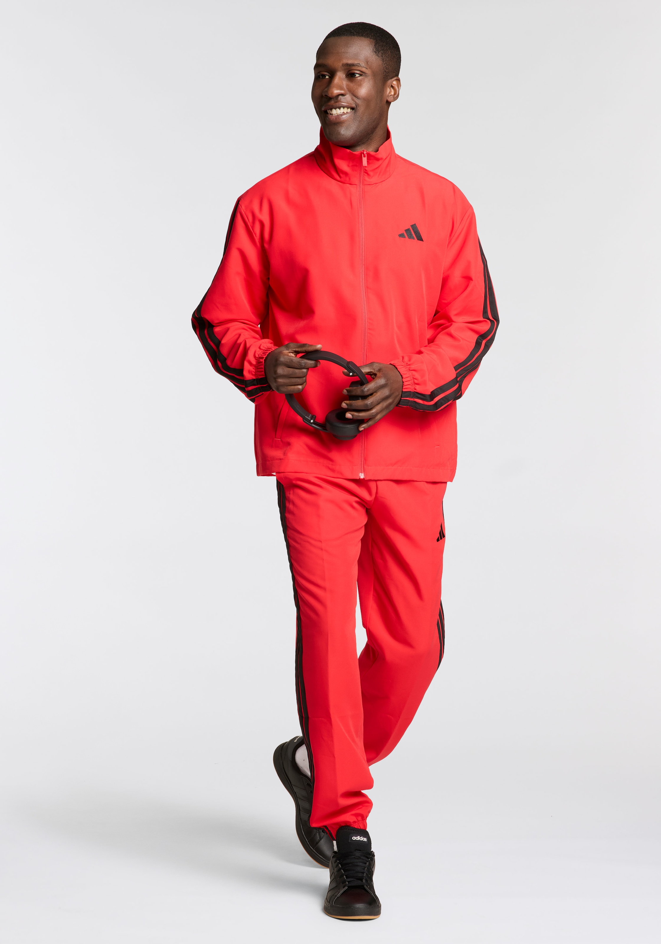 adidas Sportswear Trainingsanzug »M 3S WV TT TS«, (2 tlg.), drei Streifen Woven Tracksuit