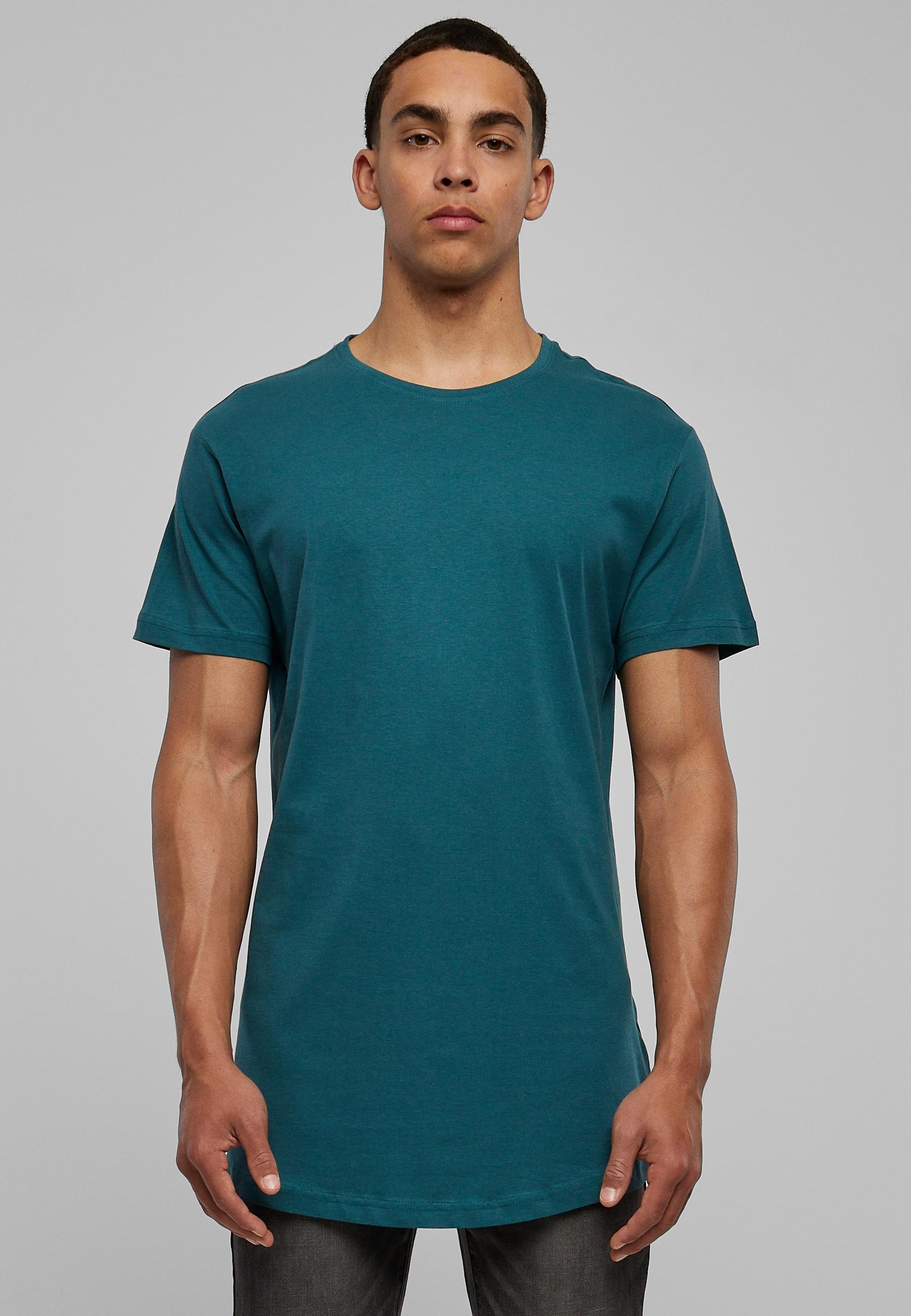 URBAN CLASSICS Kurzarmshirt »Urban Classics Herren Shaped Long Tee«, (1 tlg.)