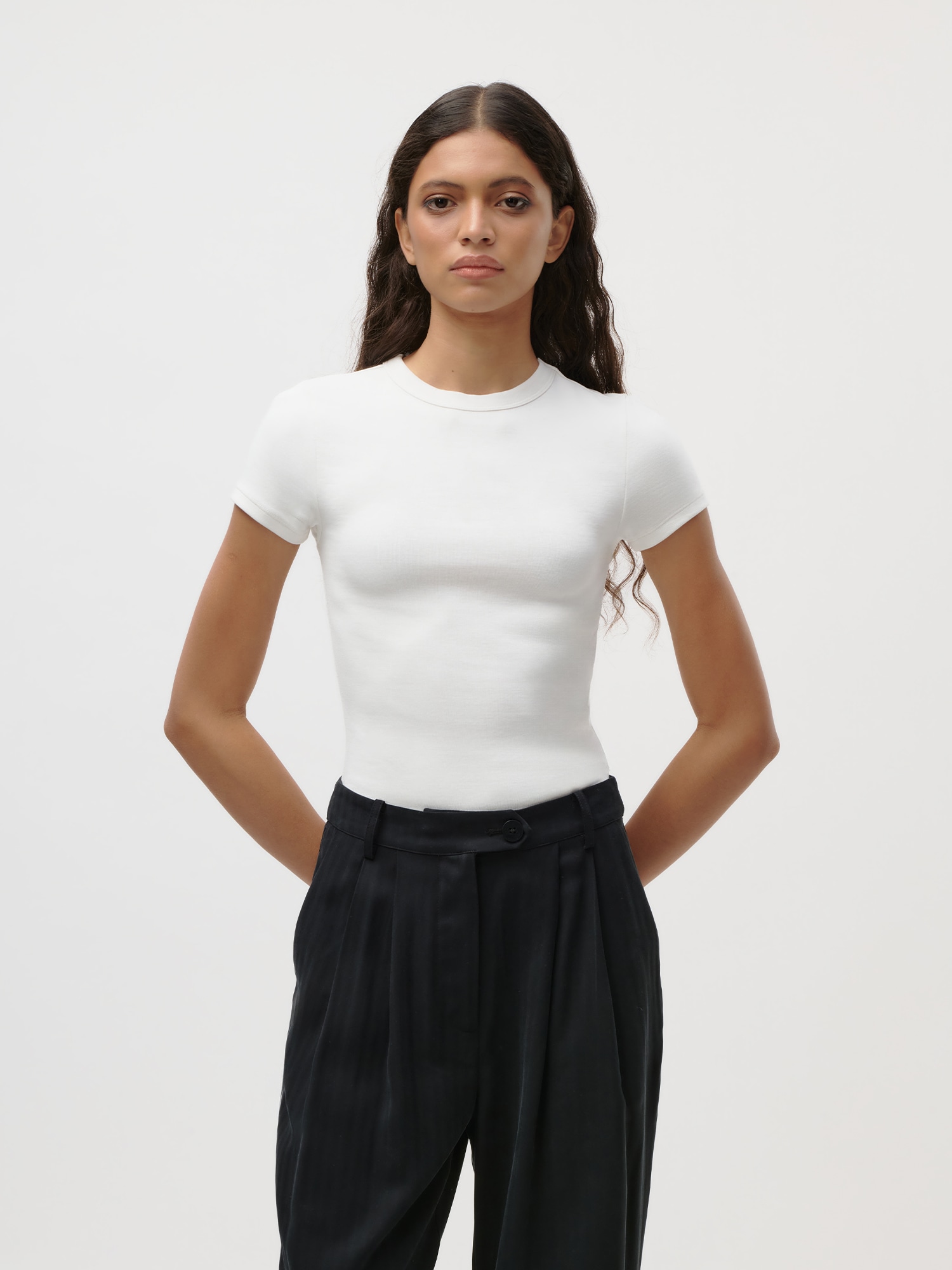 LeGer T-Shirt "Ria, LeGer by Lena Gercke" schlicht, slim fit günstig online kaufen