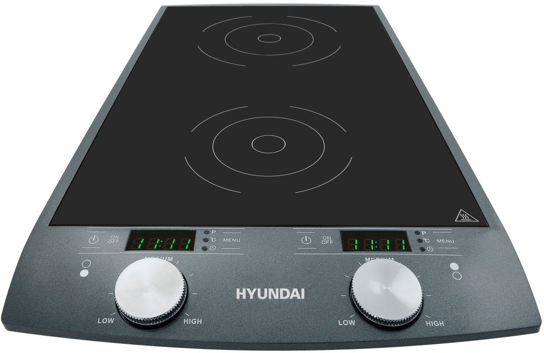 Hyundai Doppel-Induktionskochplatte "IND233" Durchmesser 13–18 cm, 2x900W, günstig online kaufen