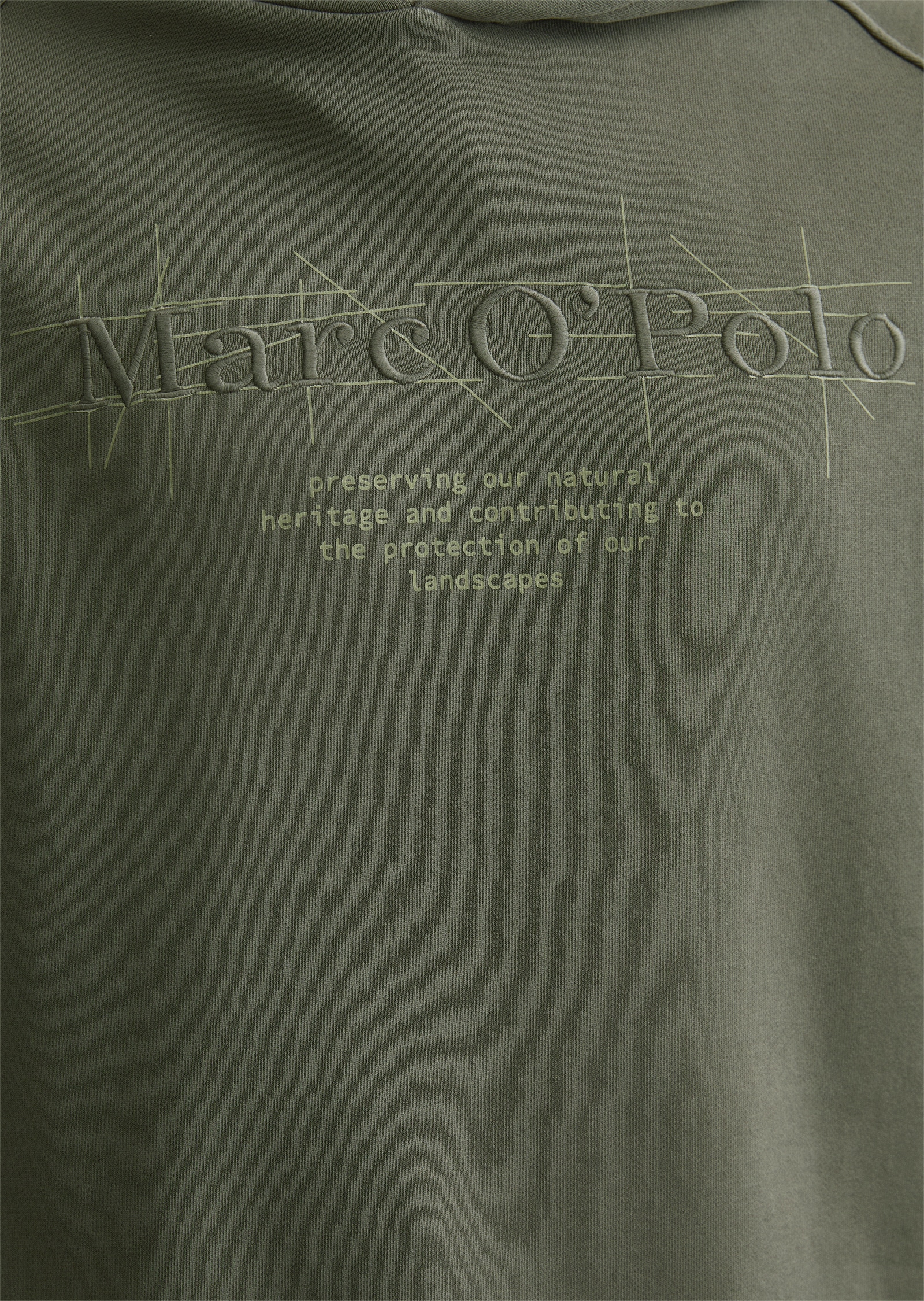 Marc O'Polo Sweatshirt »aus recycelter Baumwolle«