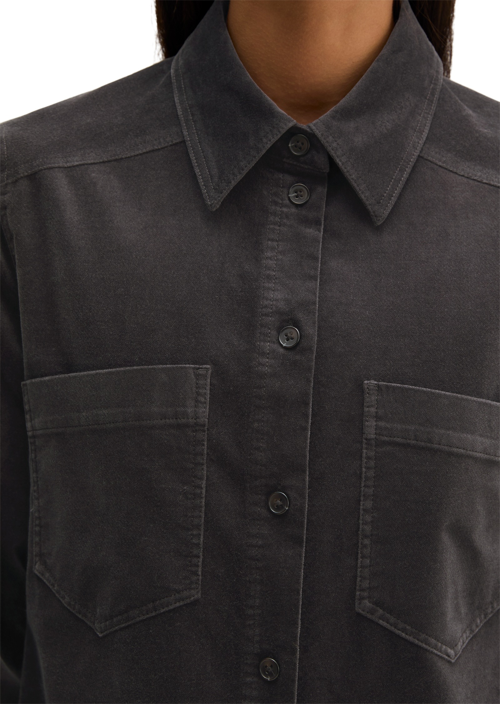 Marc O'Polo Hemdblusenkleid »aus Organic Cotton Stretch«