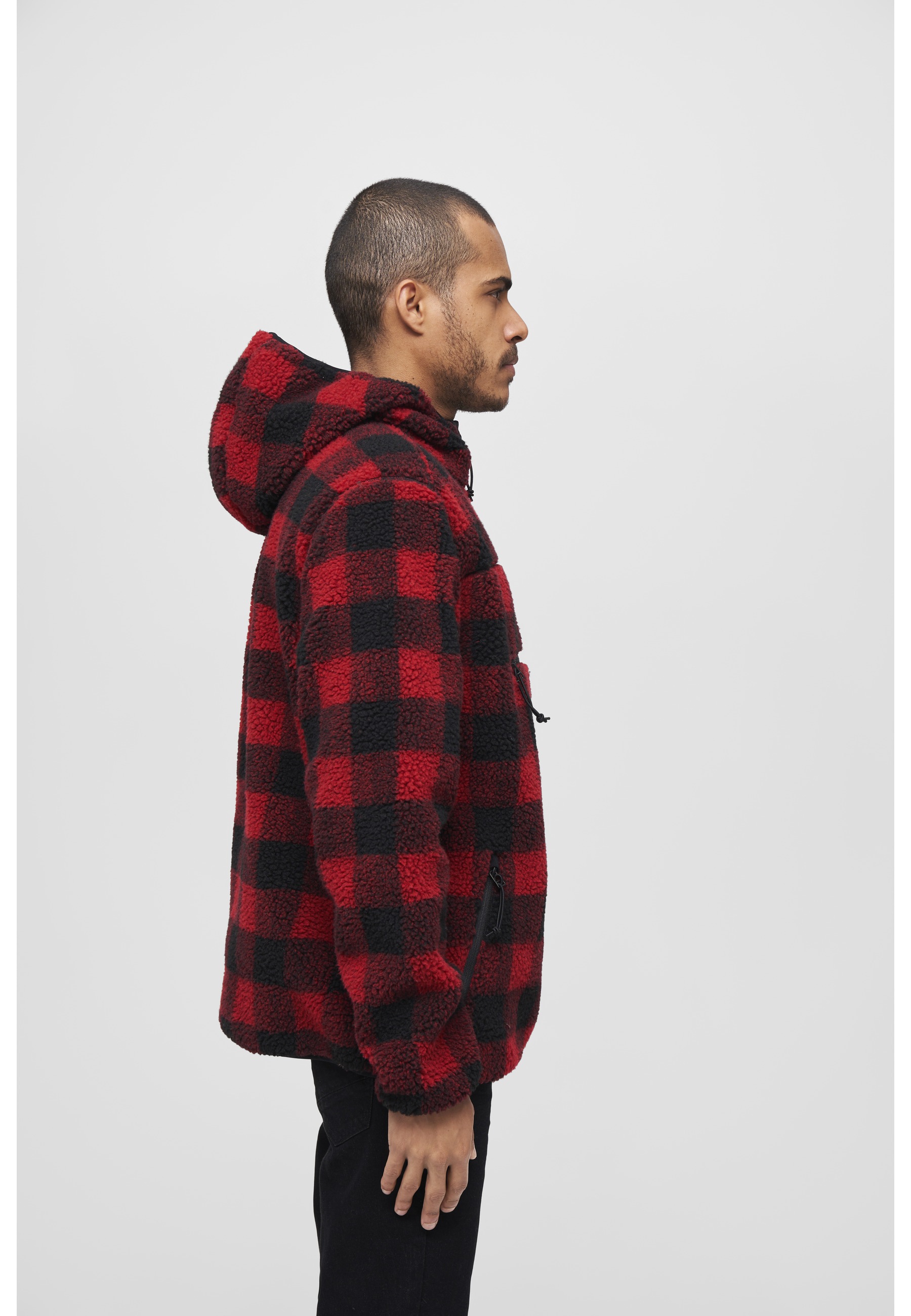 Brandit Anorak »Brandit Herren Teddyfleece Worker Pullover« 1 Stk. tlg. mit Kapuze