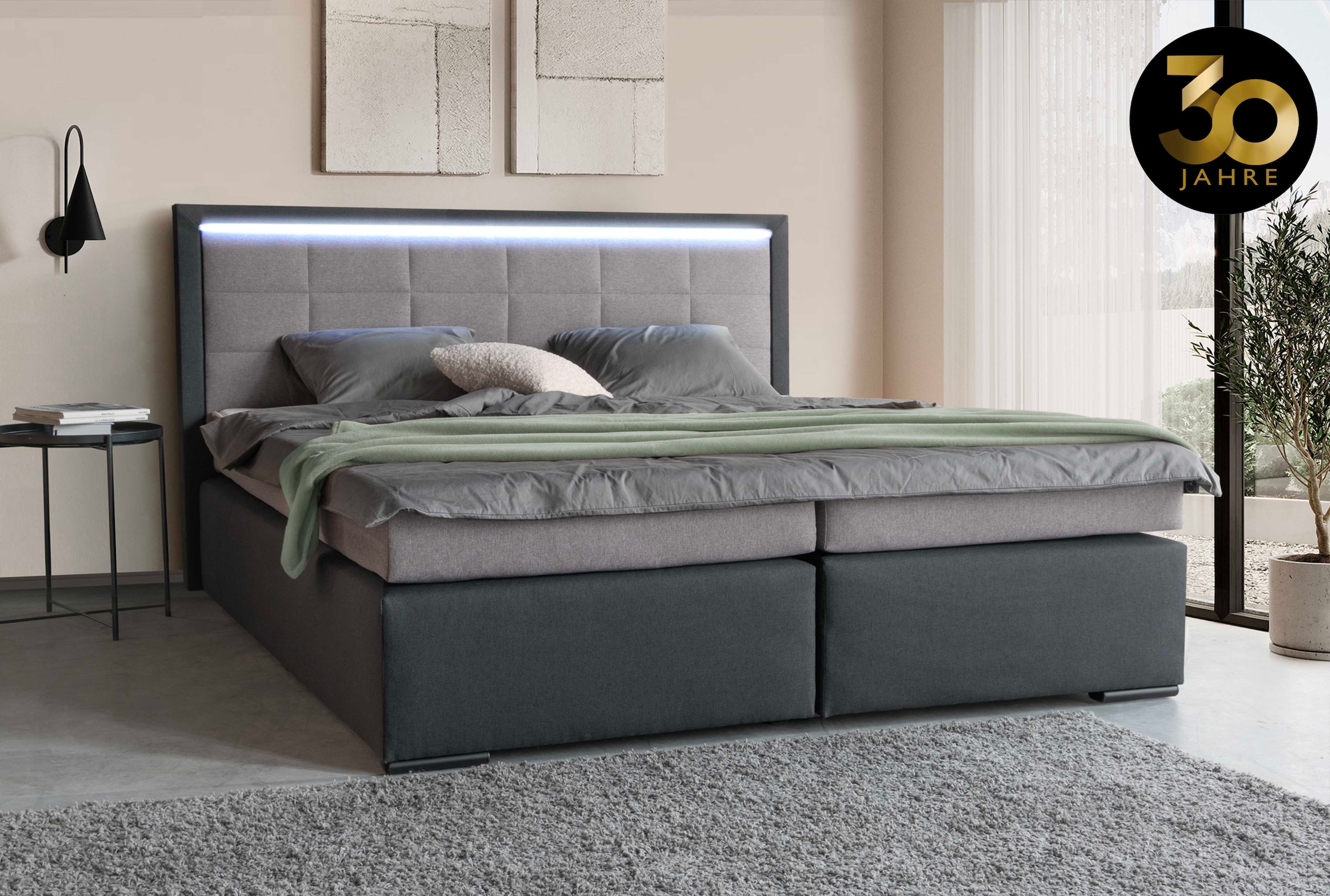 COLLECTION AB Boxspringbett "30 Jahre Jubiläums-Modell Athena" in H2,H3 & H günstig online kaufen