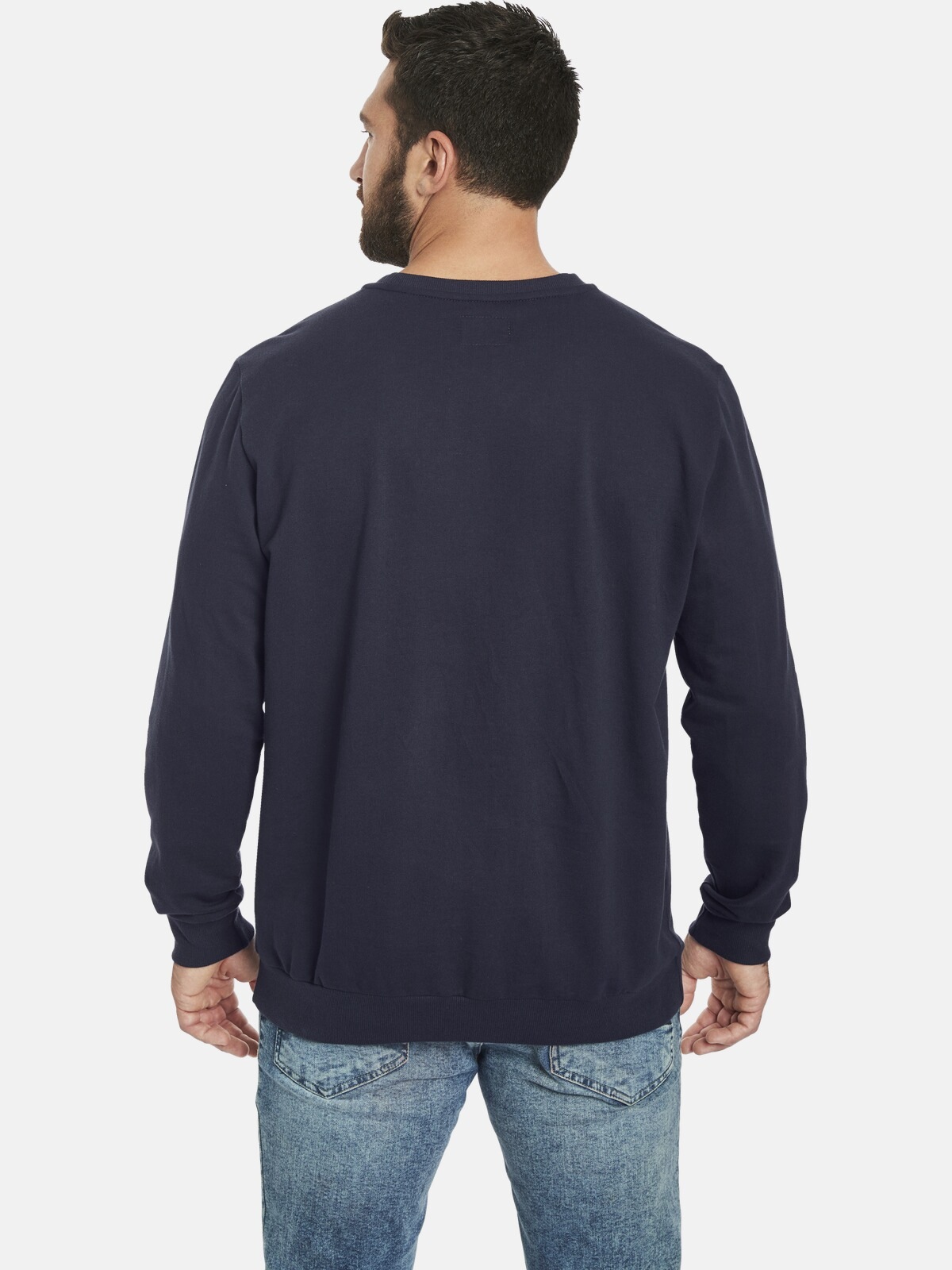 Jan Vanderstorm Sweatshirt »Doppelpack Sweatshirt HOLDGER«, (2 tlg.), mit elastischem Saumbund