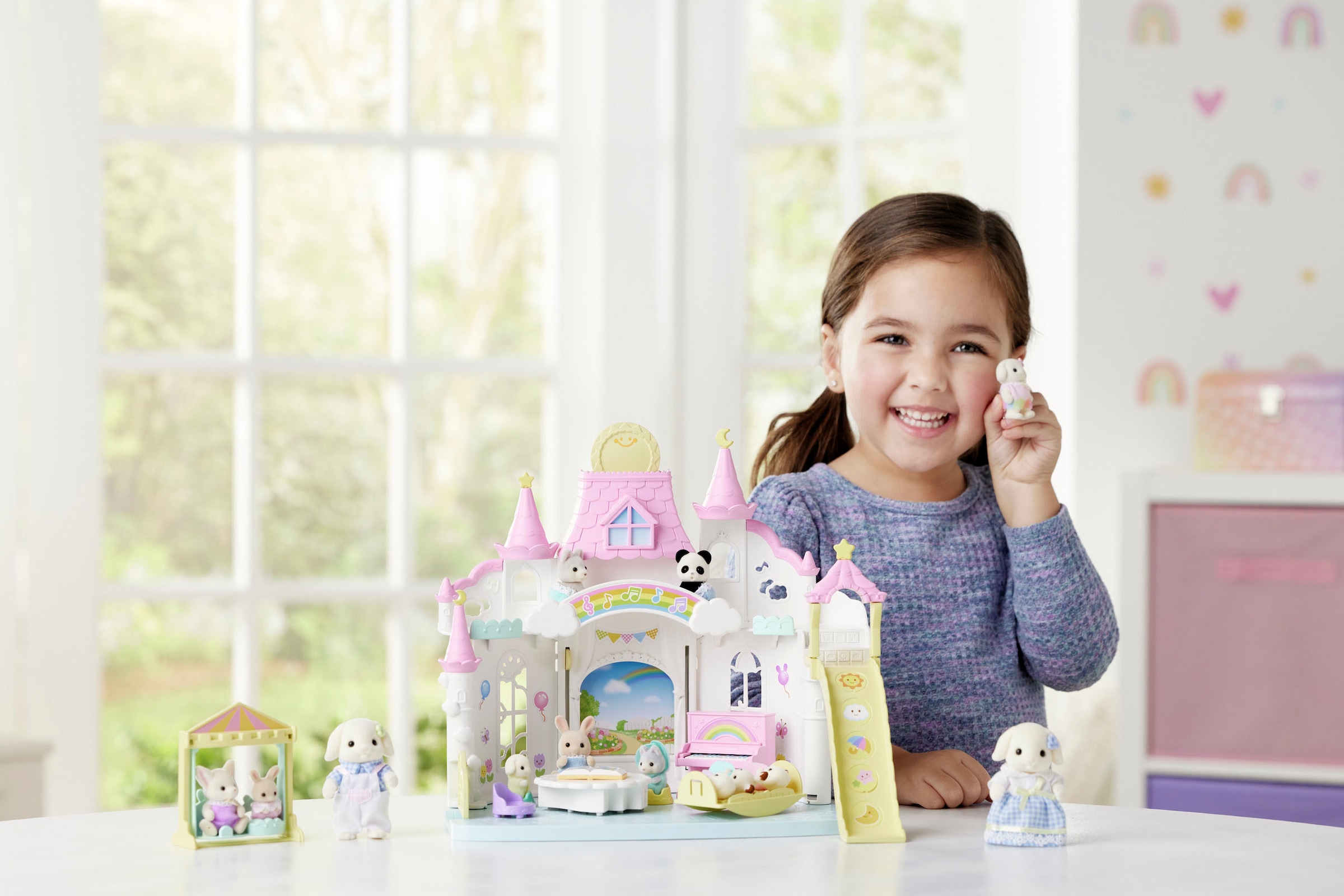 Sylvanian Families Spielwelt »Erlebniskindergarten - Sonnenschloss (5743)«