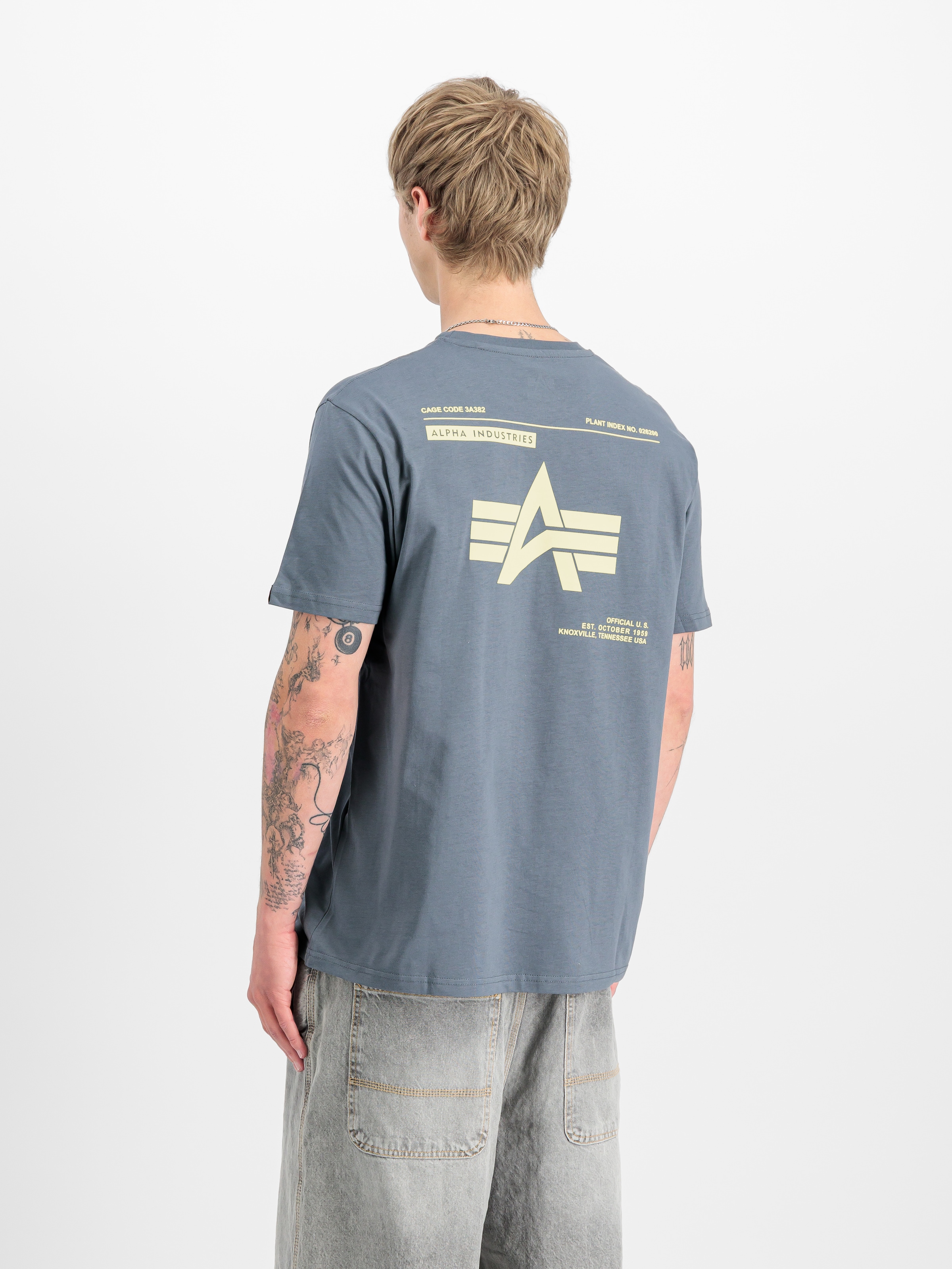 Alpha Industries Rundhalsshirt "Label T BP" günstig online kaufen