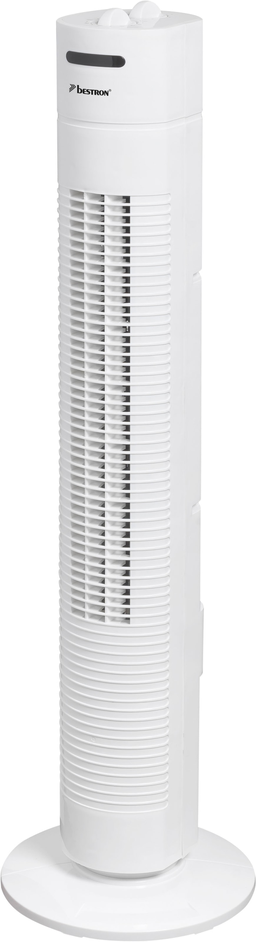 bestron Turmventilator »mit Schwenkfunktion«, Höhe: 75 cm, 50 W, Weiß
