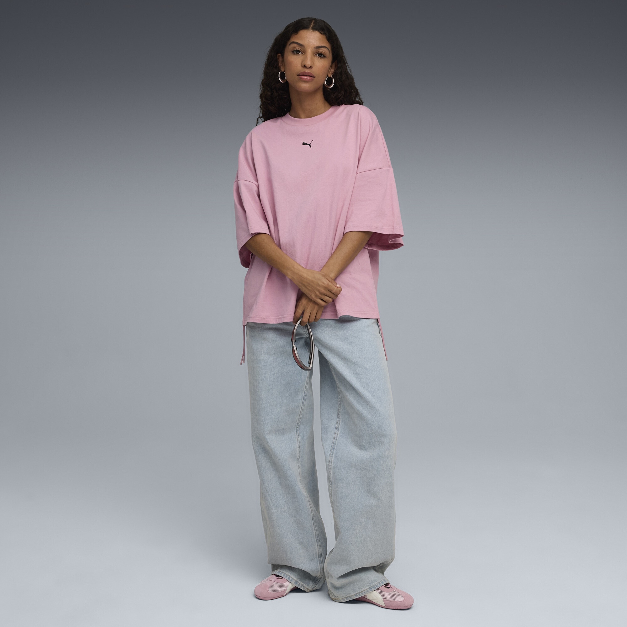 PUMA T-Shirt »DARE TO Oversized Ruched T-Shirt Damen«
