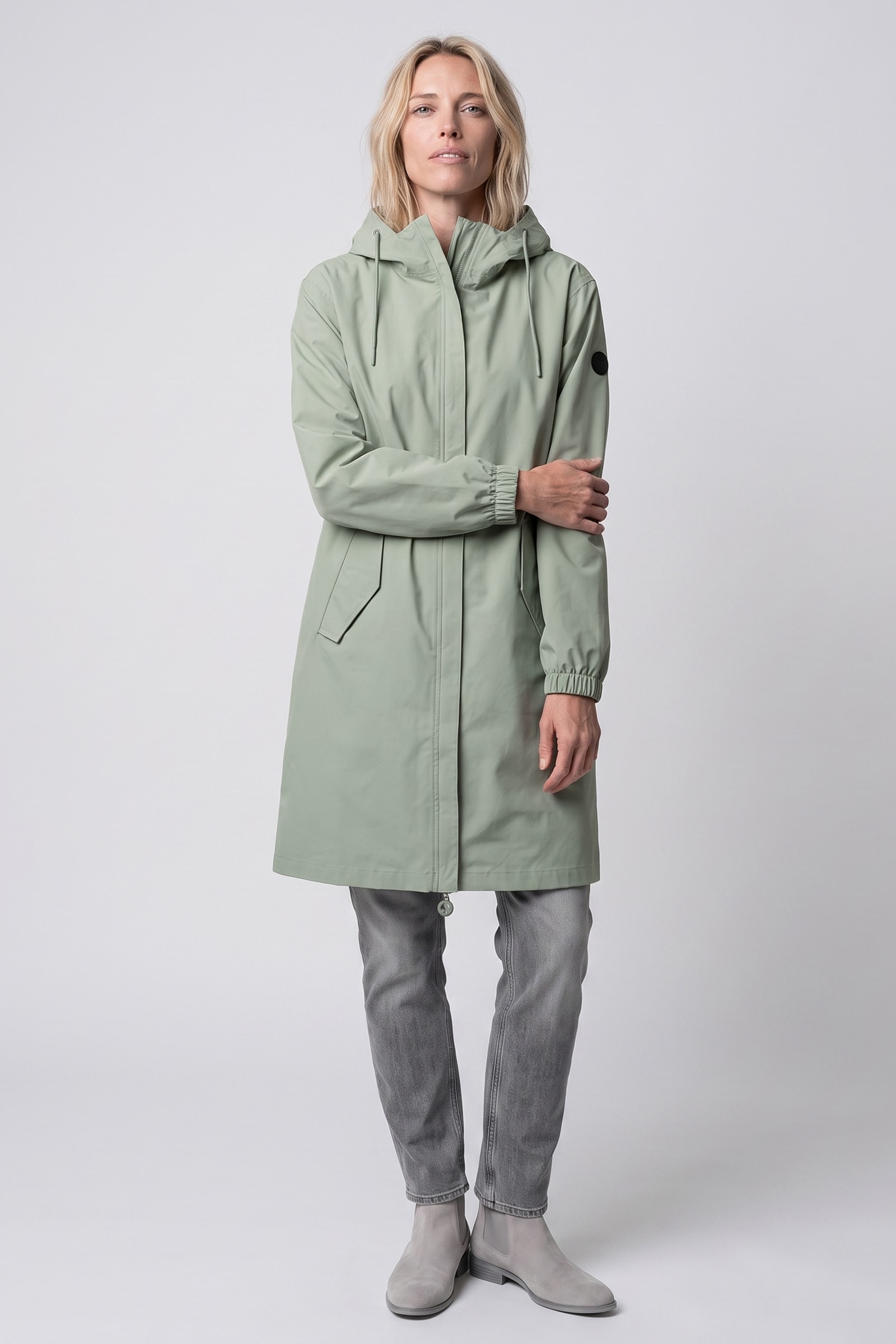 Alife & Kickin Regenjacke »Damen TirilAK A Regenjacke, Jacke« Wasserabweisend, Kapuze mit Kordelzug, Zwei-Wege-Reißverschluss