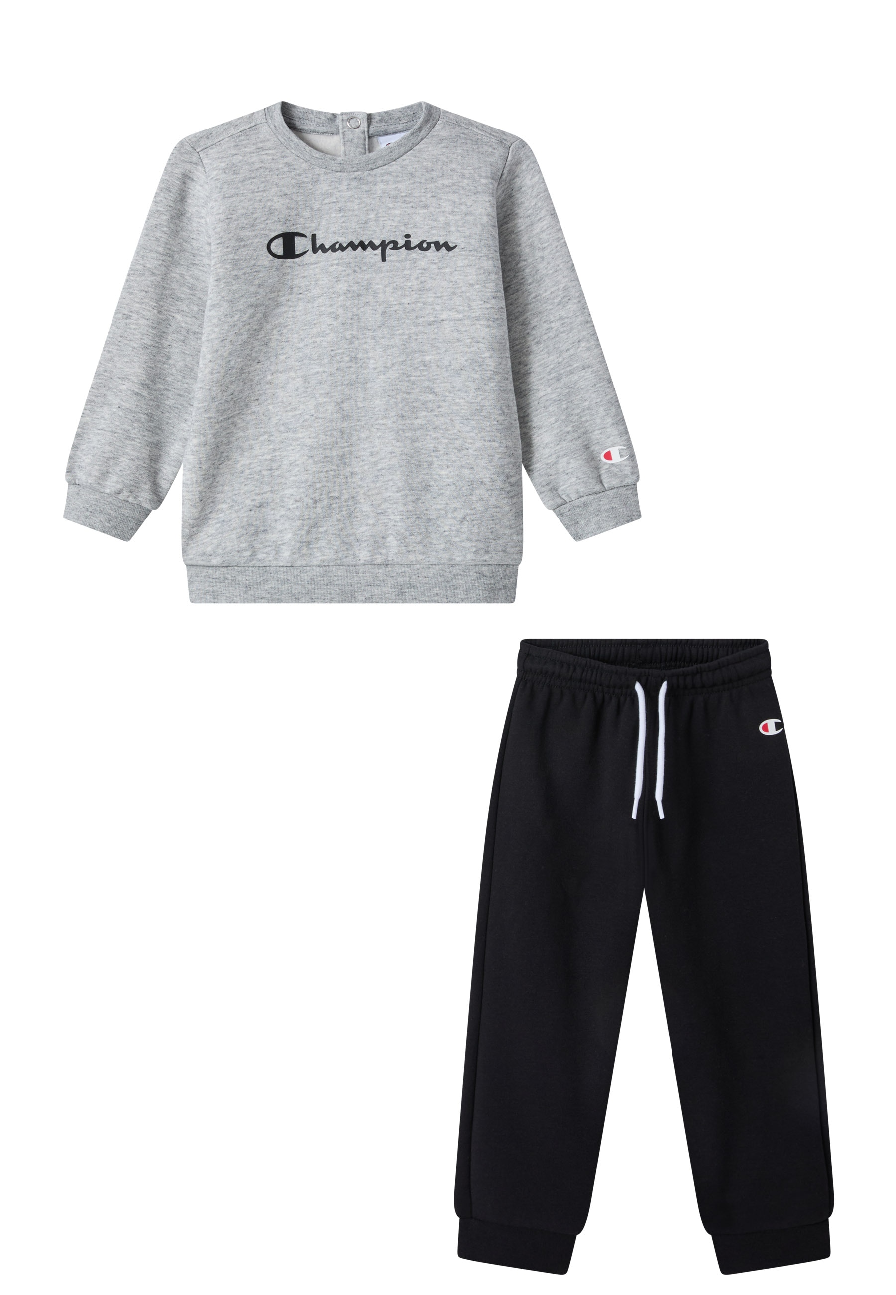Champion Jogginganzug "SPORTWEAR CREWNECK SWEATSUITS Standard Fit" 2 für Babys, zweiteiliges Set, aus Baumwolle und Polyester