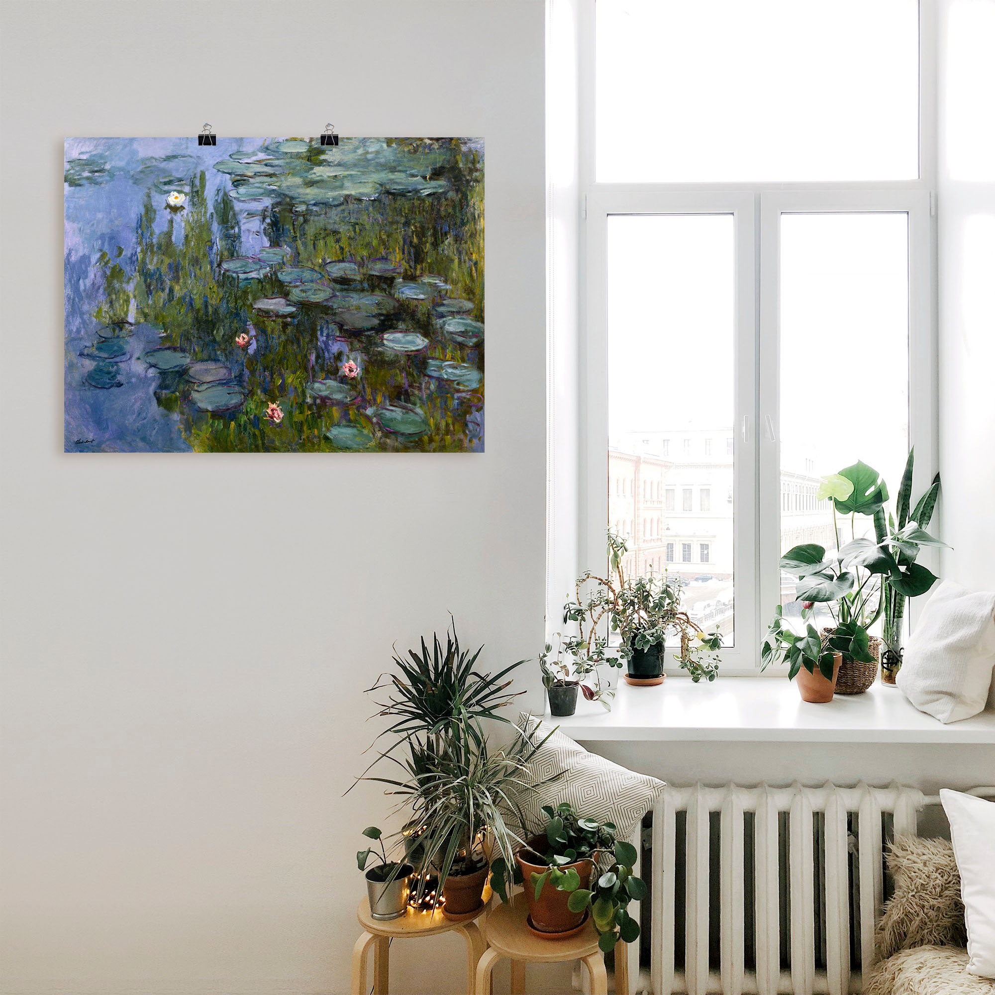 Artland Wandbild »Seerosen (Nympheas). 1918/1921.«, Blumen, (1 St.), als Leinwandbild, Poster, Wandaufkleber in verschied. Größen