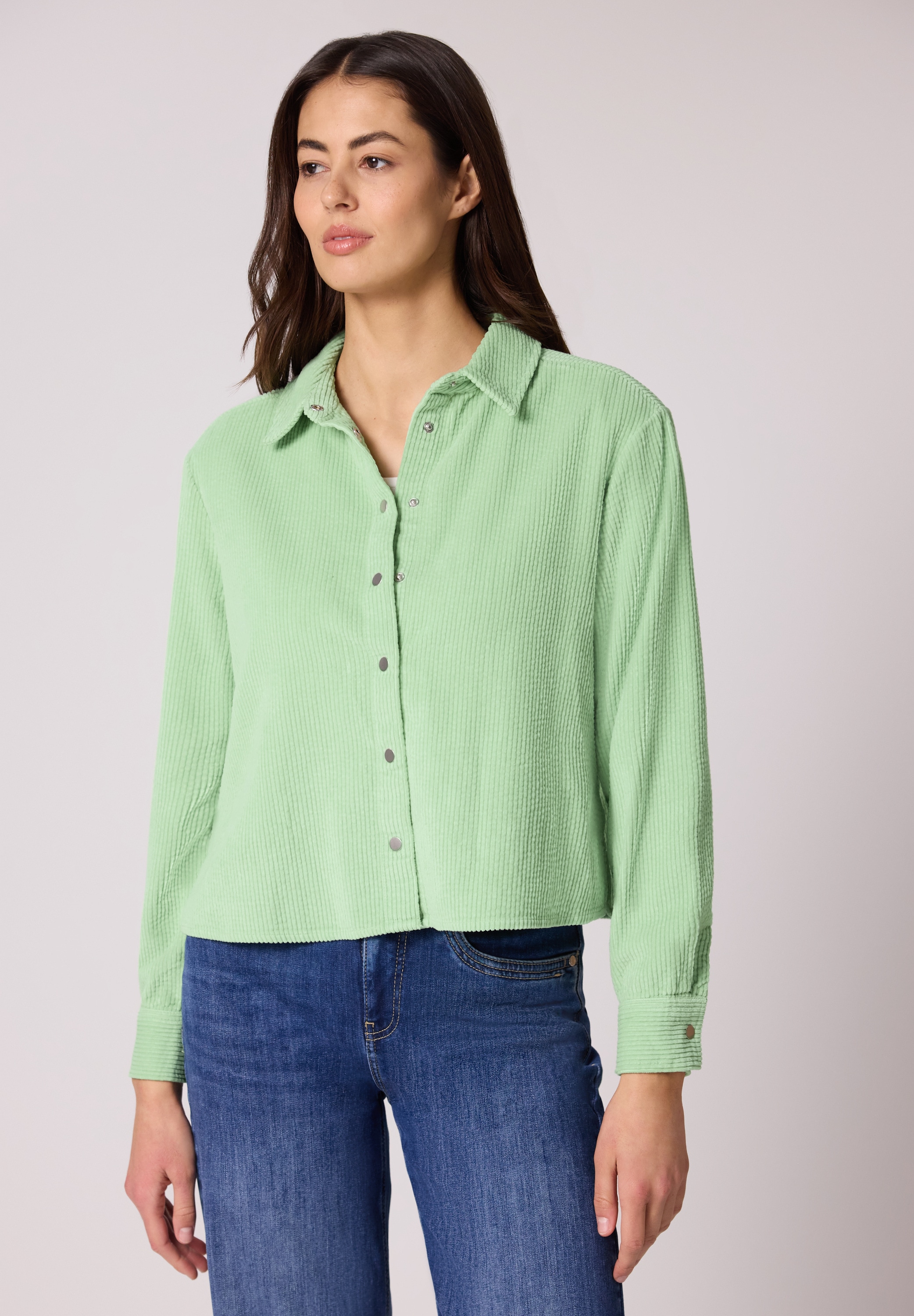 STREET ONE Langarmbluse in Cord-Optik günstig online kaufen