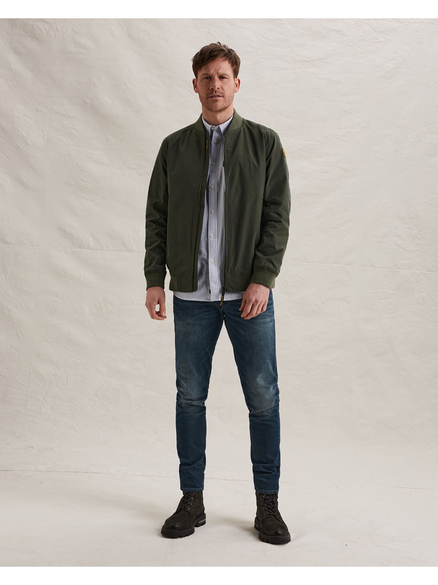 PME LEGEND Outdoorjacke »Flight jacket YETTAIL - Spunner« mit Rippbündchen