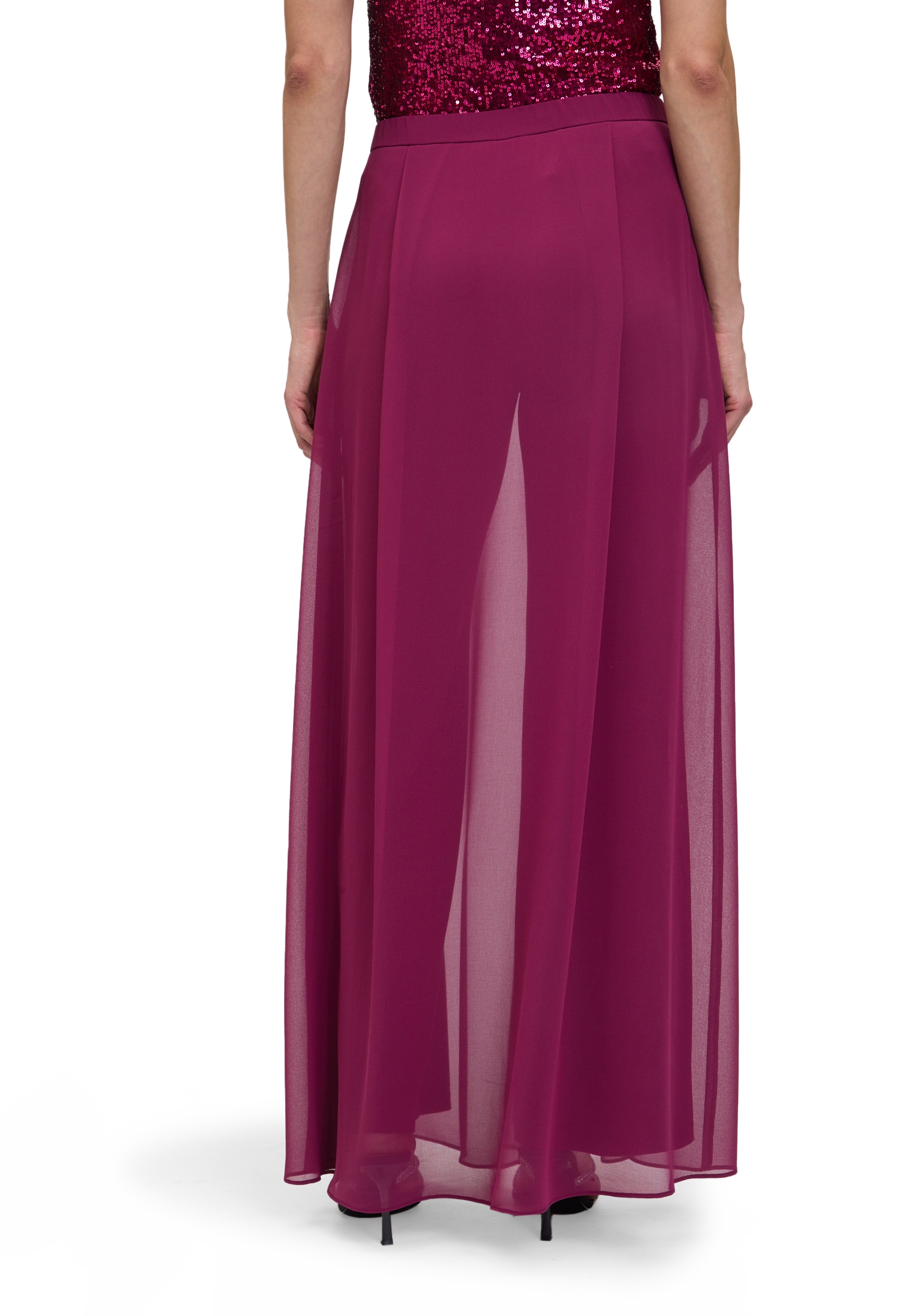 Vera Mont 2-in-1-Hose »Vera Mont Hosenrock mit weitem Bein«, Materialmix