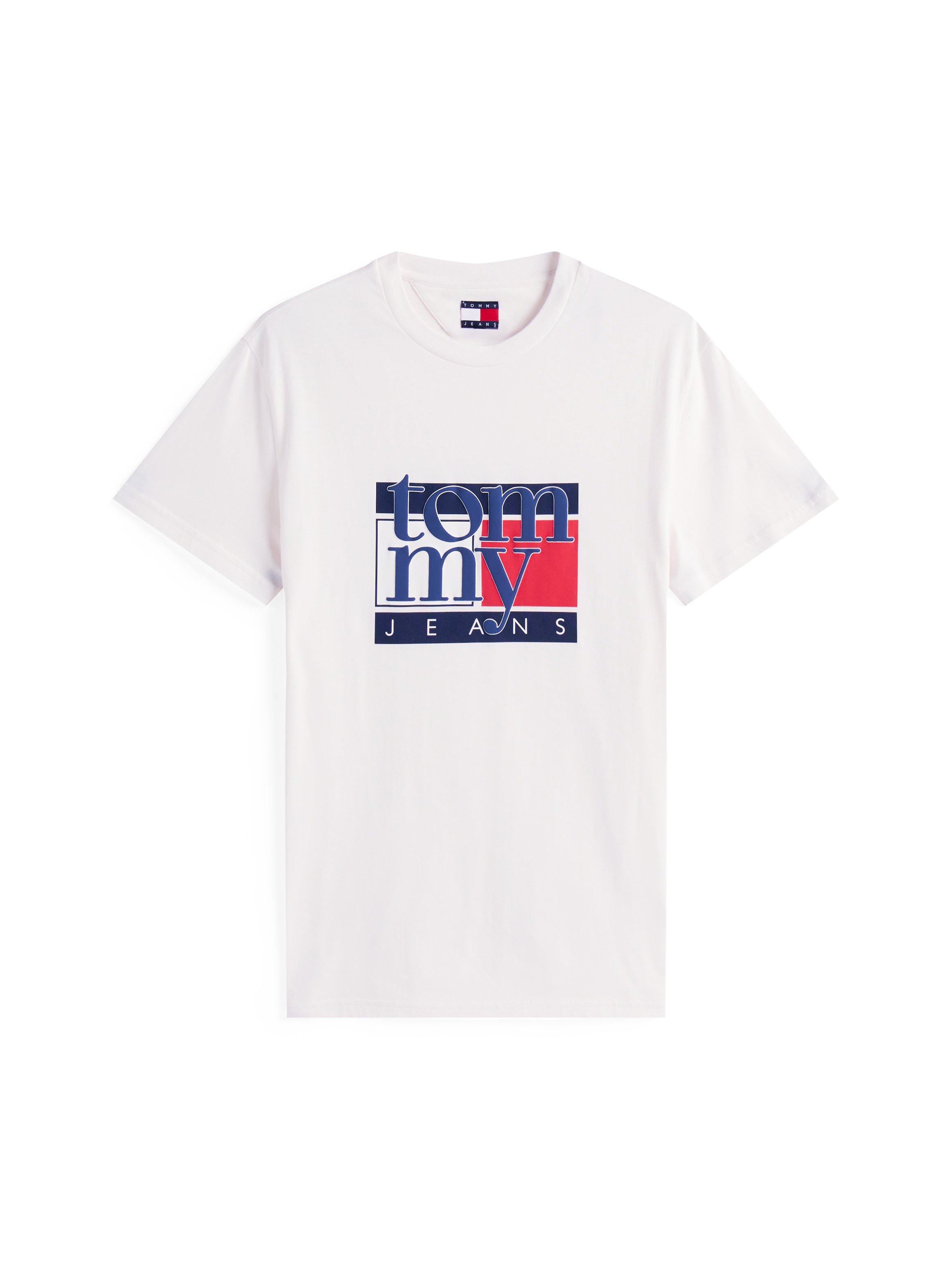 Tommy Jeans T-Shirt »TJM RWB FLAG TEE EXT«, Slim fit, mit Rundhals