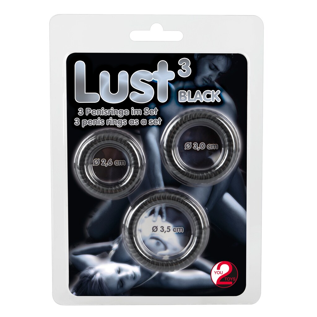 You2Toys Penisringe »Lust hoch 3«, (3 tlg.)