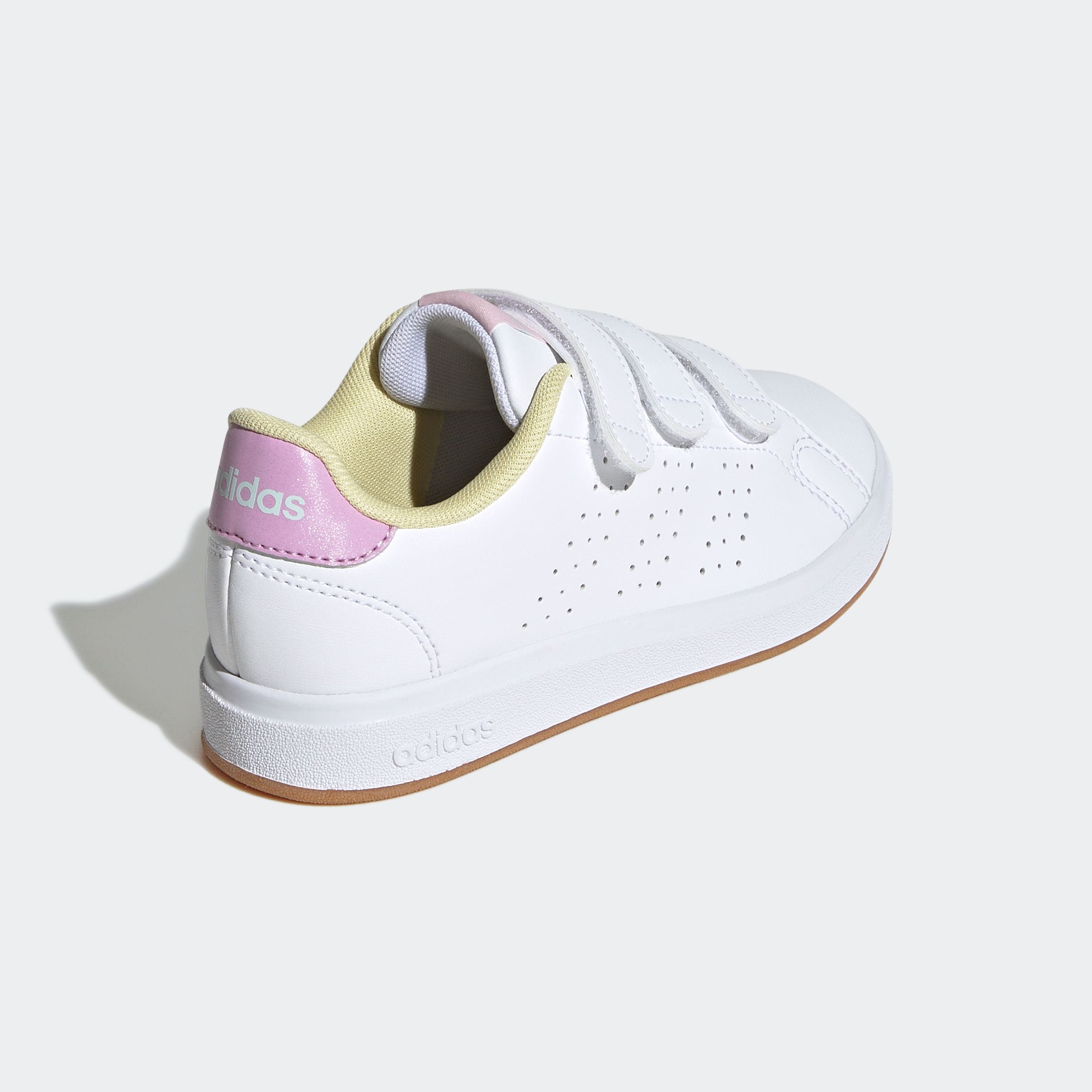 adidas Sportswear Klettschuh »ADVANTAGE BASE 2.0 KIDS«, Design auf den Spuren des adidas Stan Smith