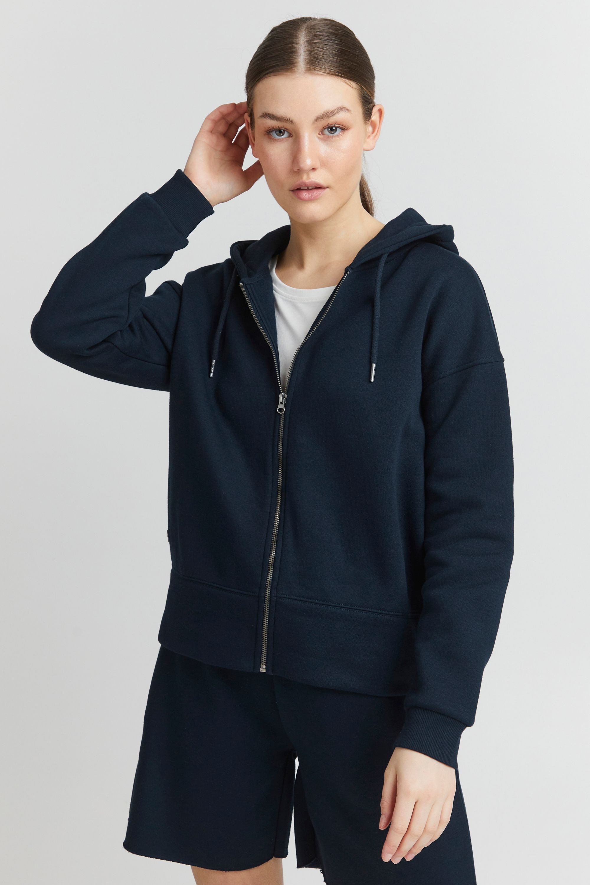 OXMO Kapuzensweatjacke "Kapuzensweatshirtjac OXHolunder" günstig online kaufen