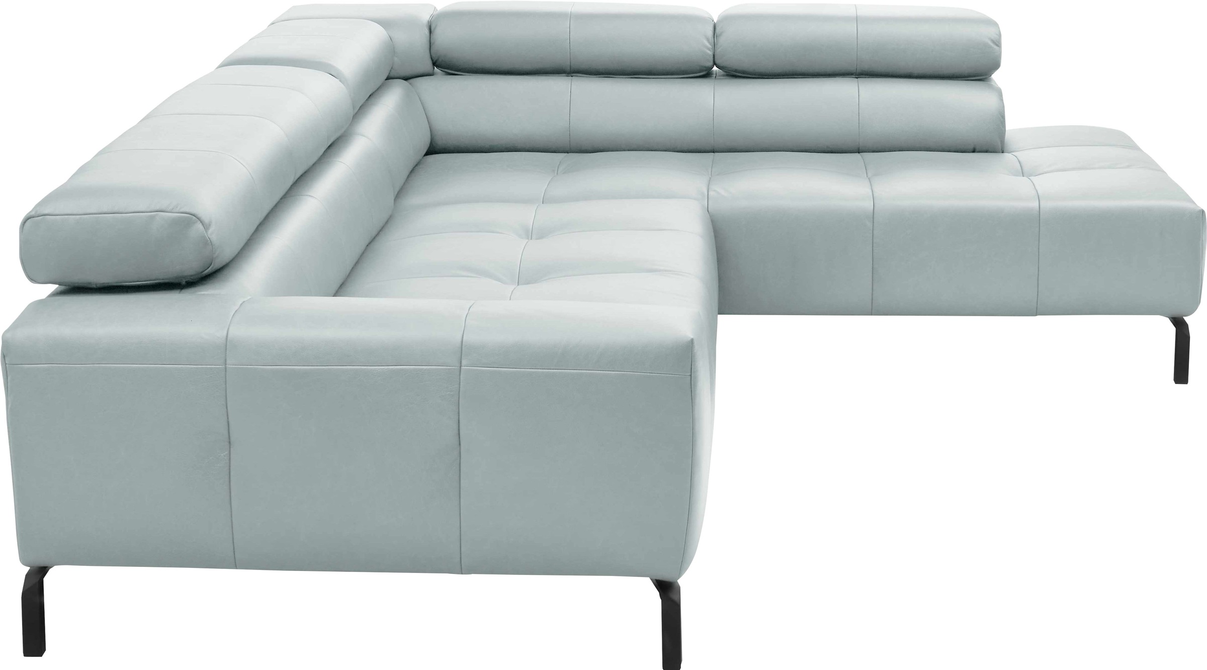 Places of Style Ecksofa »Cleveland, L-Form, incl. Kopfteilverstellung, Breite 276 cm«, wahlweise elektrischer Sitzvorzug