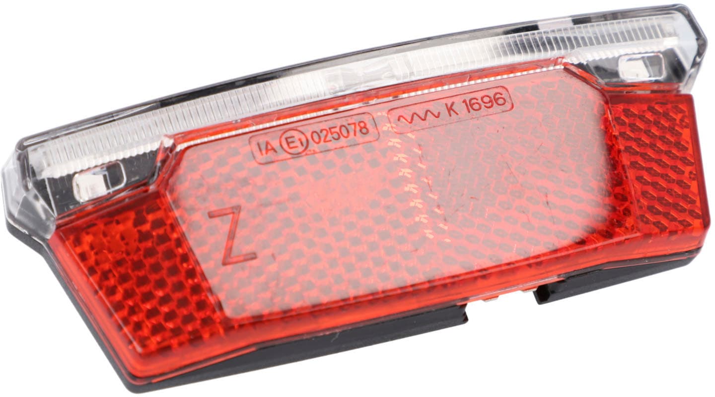 FISCHER FAHRRAD Fahrrad-Rücklicht "Dynamo LED-Rücklicht STOP"schwarz, Fahrradlampen