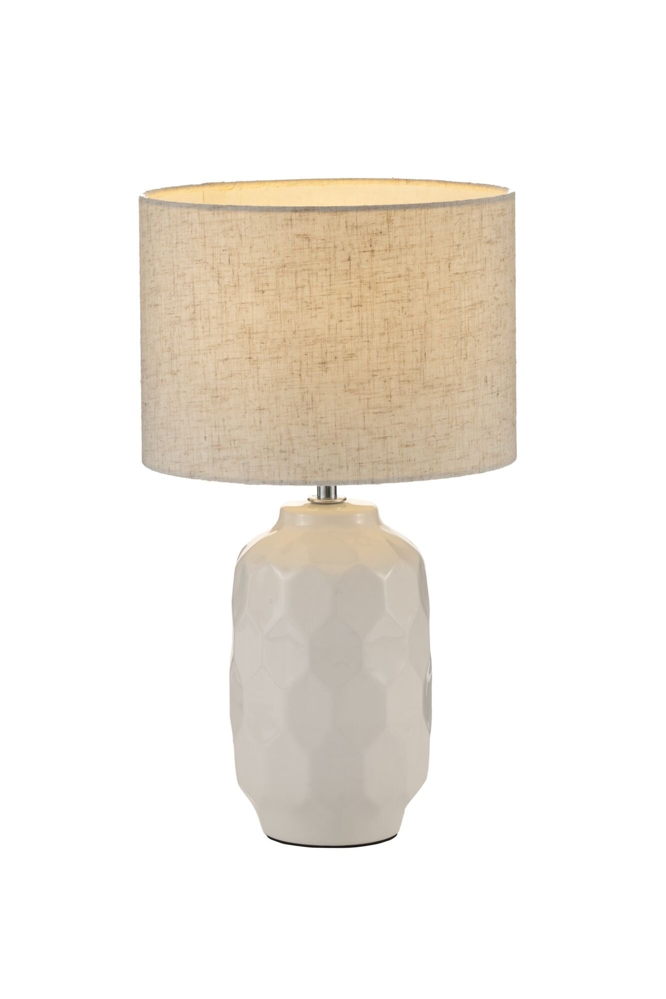 Pauleen Tischleuchte »Charming Sparkle max.20W Crème Stoff/Keramik« E14 E14