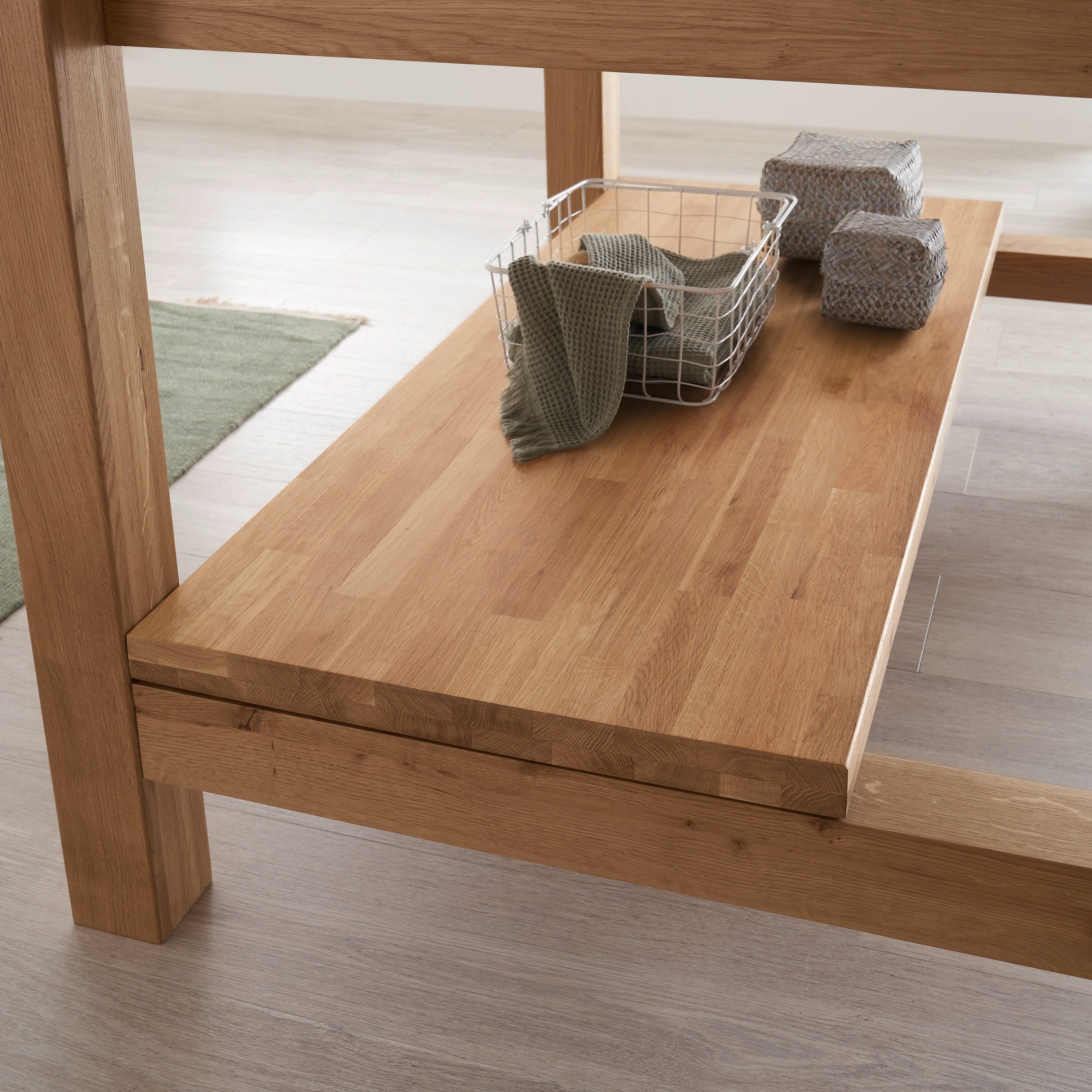 BASIC by Balculina Kücheninsel »Ponza, Kücheninsel BxHxT 122x91x90 cm«, Breite 122cm, Massivholz, Softclose und Vollauszug