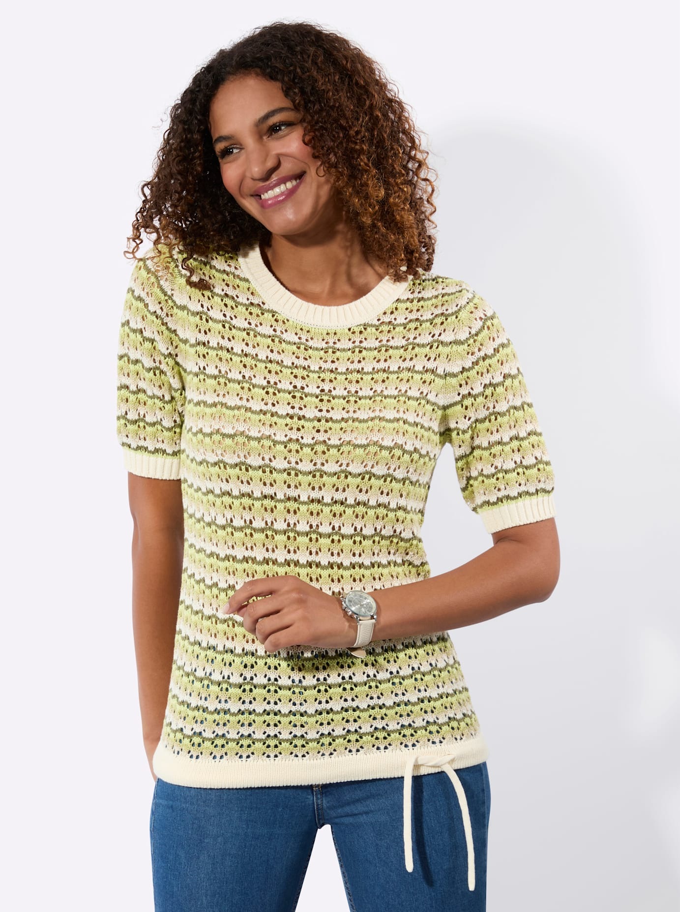 Inspirationen Ajourpullover "Ajour-Pullover" günstig online kaufen