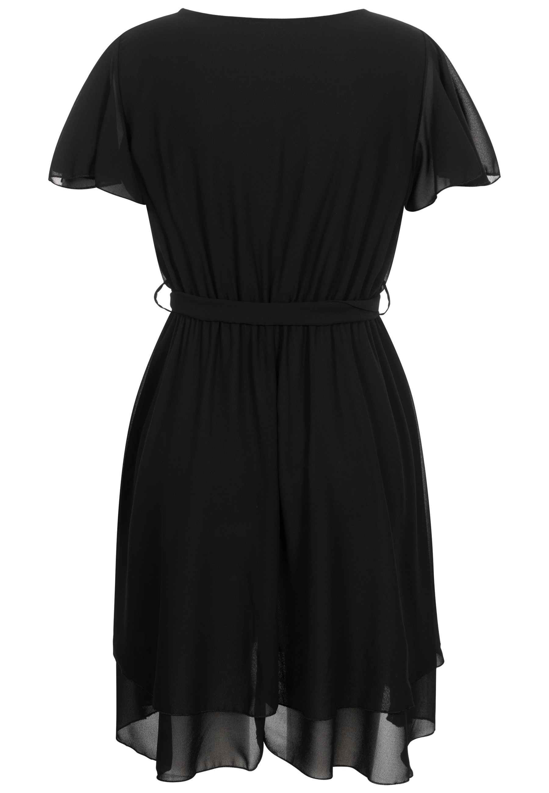 CLOUD 5IVE Shirtkleid "CLOUD 5IVE Chiffon Wrap-Dress with tie belt" 1 Stk. günstig online kaufen