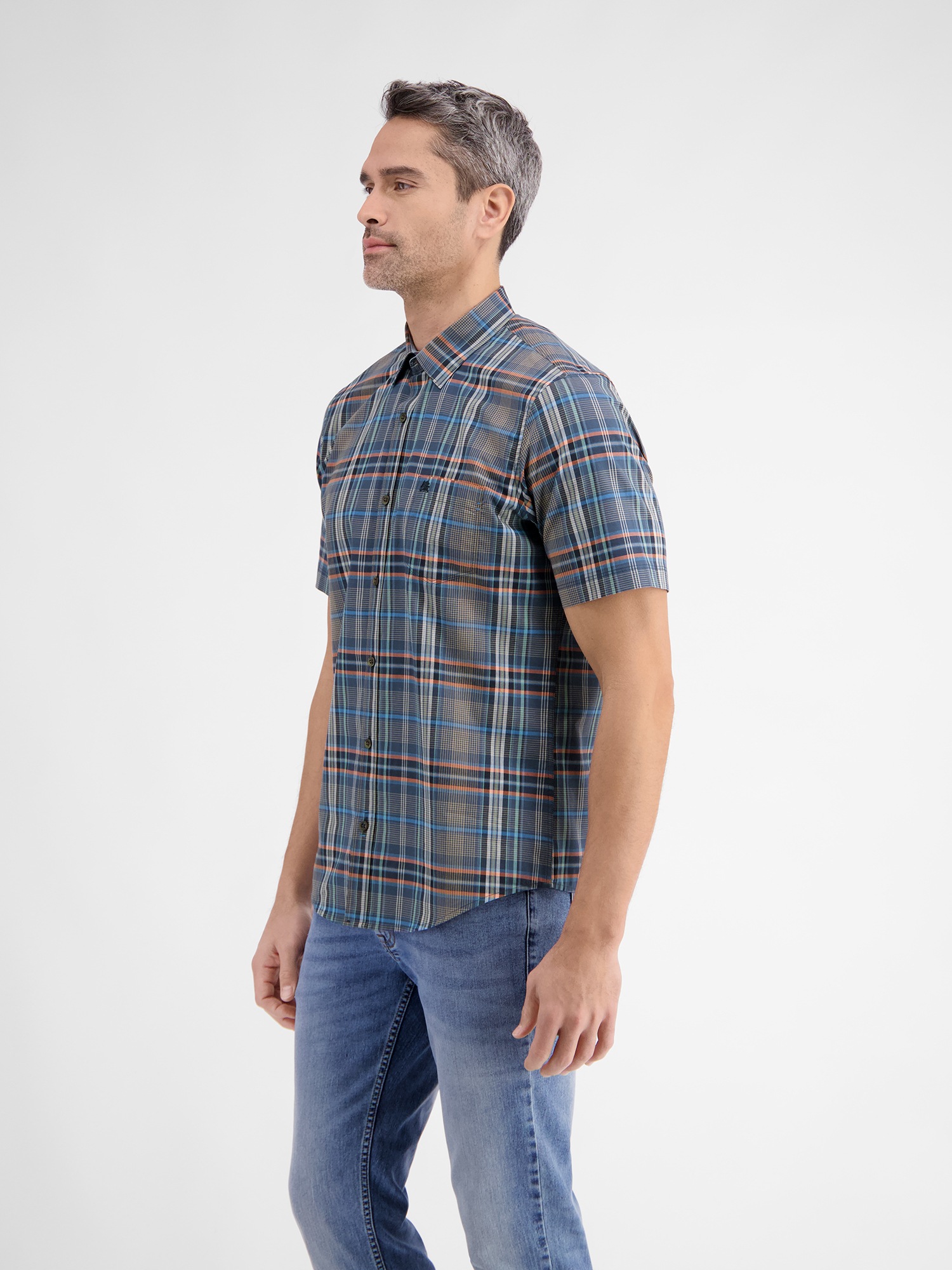 Thumbnail - LERROS Kurzarmhemd "Kurzarmhemd für Herren, groß kariert"