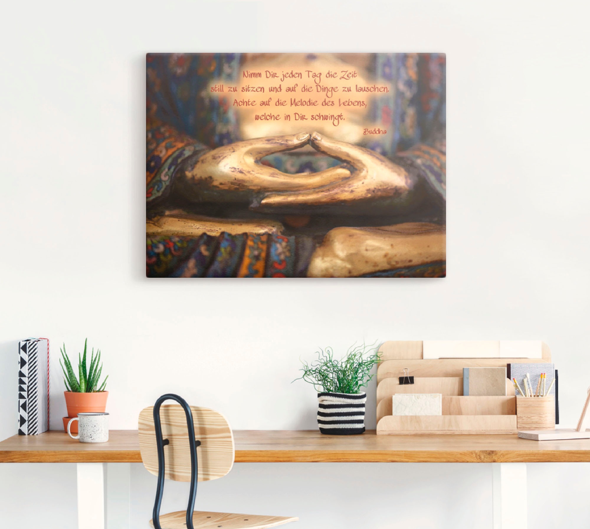 Artland Wandbild "Weisheit" Religion 1 Stk. tlg. als Leinwandbild, Poster i günstig online kaufen