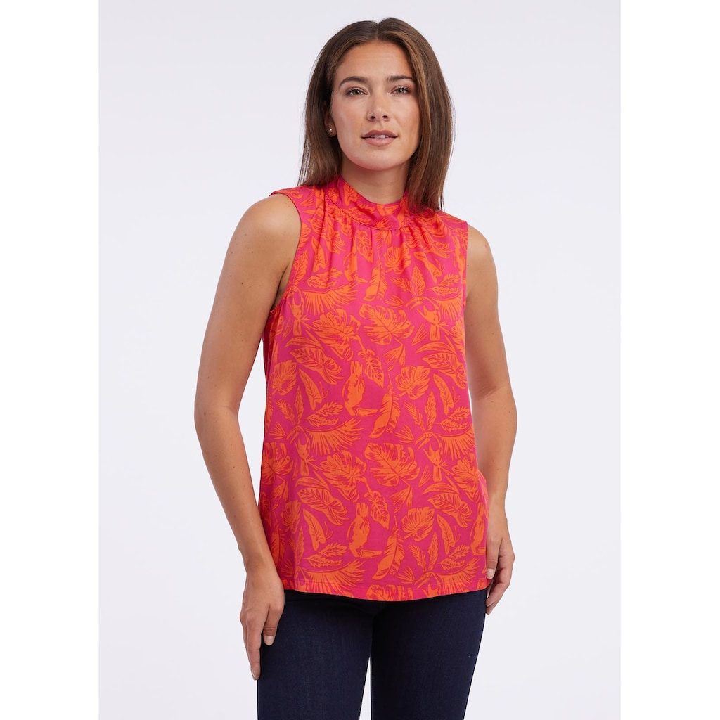 Ragwear Neckholdertop »ANGYC PRINT TOP ORG«, mit Neckholder Ausschnitt im Relax Fit