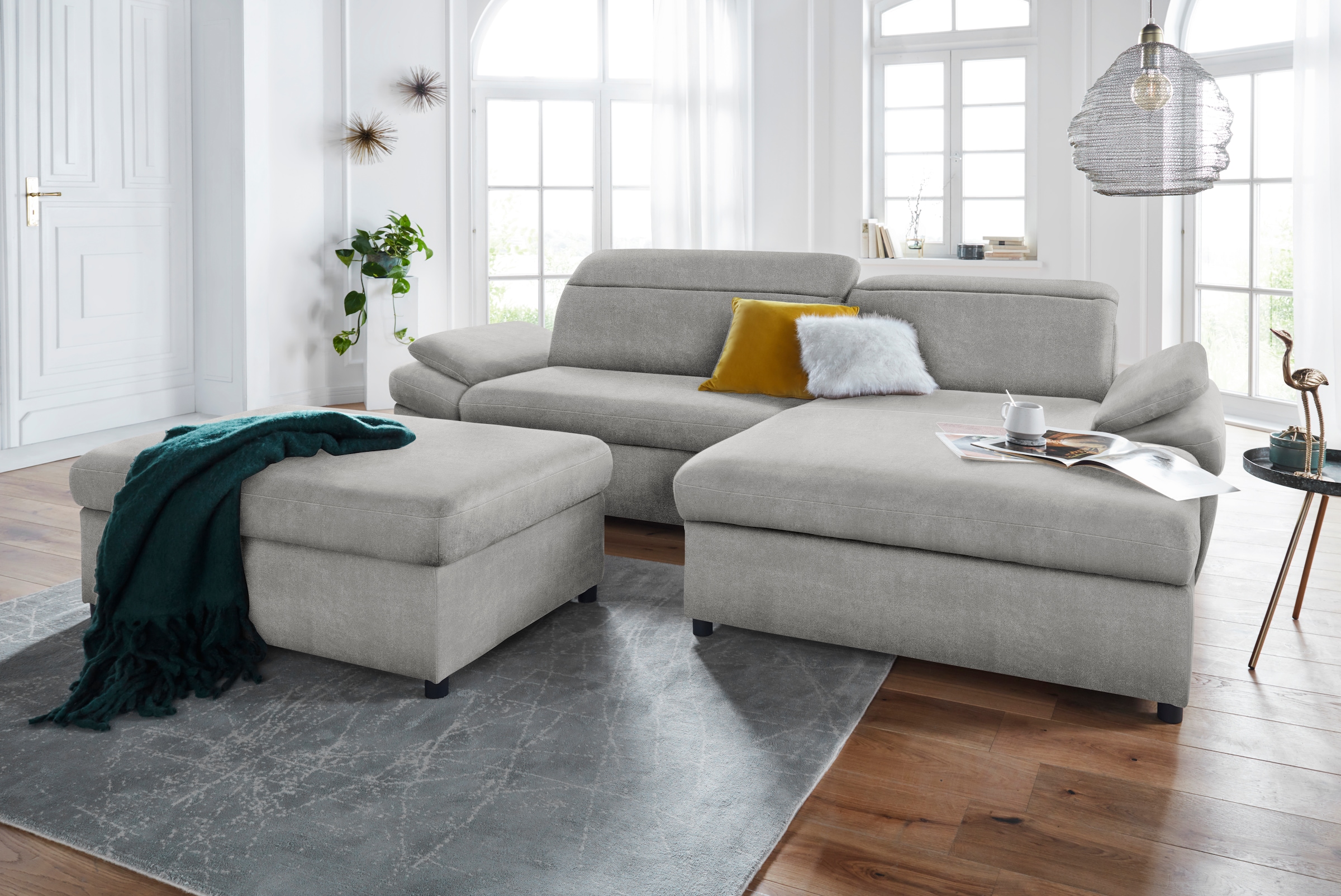 exxpo - sofa fashion Hocker »Kyoto Bankhocker mit Staufach unter der Sitzfläche«