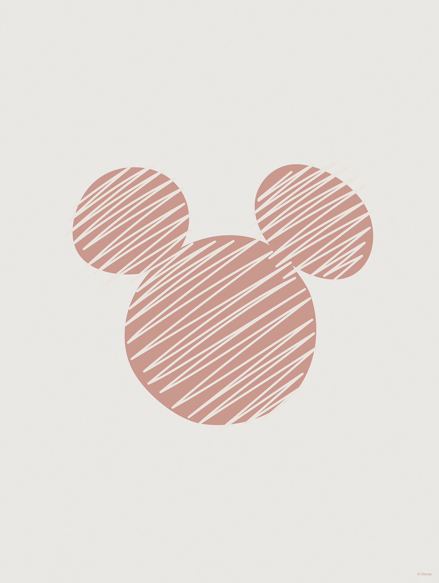 Komar Bild "Striped Mouse" Natur 1 Stk. tlg. Wandbild zur Dekoration im Kin günstig online kaufen