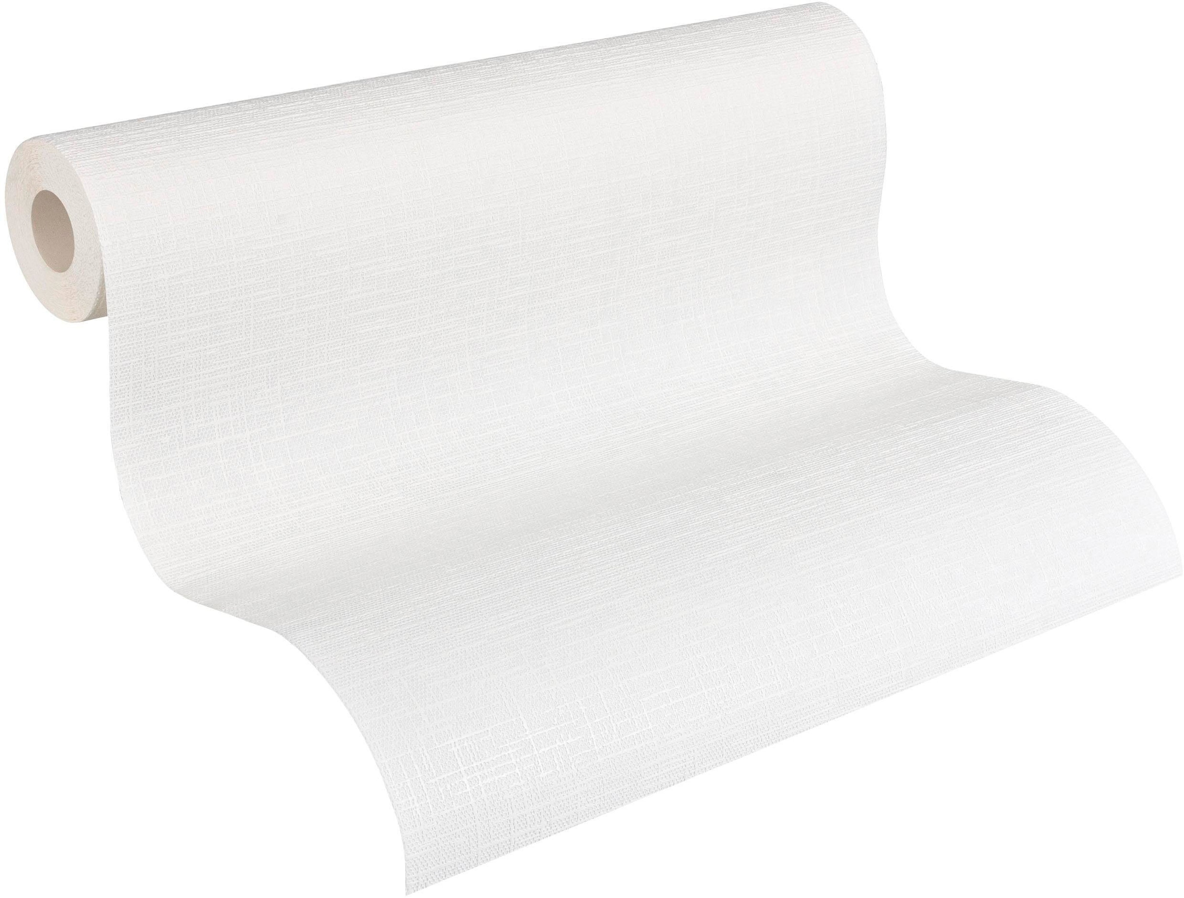 A.S. Création Vliestapete »Meistervlies« einfarbig | uni | unifarben leicht strukturiert Tapete Uni Überstreichbar Tapeten Wohnzimmer Schlafzimmer Küche Design