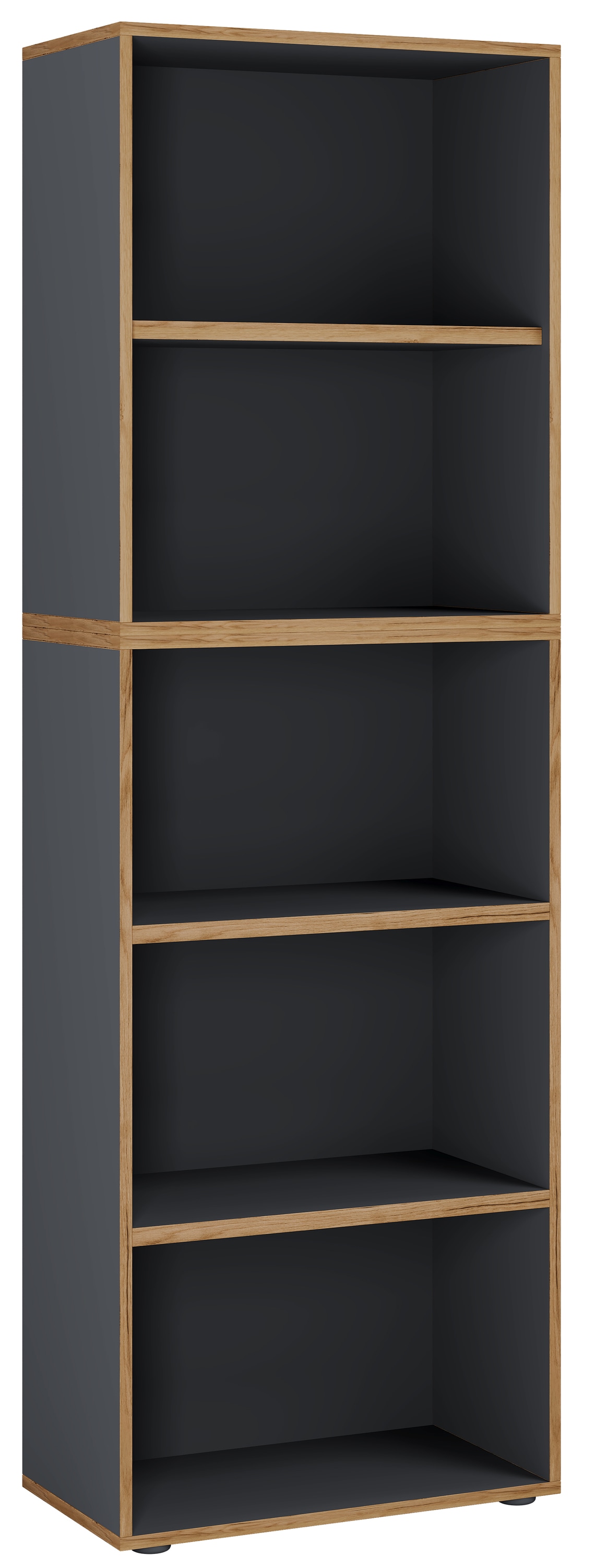 VCM Aktenregal »VCM Holzregal stehend | platzsparender Aktenschrank | Maße ca. B. 60 x H. 183 x T. 33 cm | Elegantes Regal | Büroregal ¿ Salia 5fach B. 60 cm«